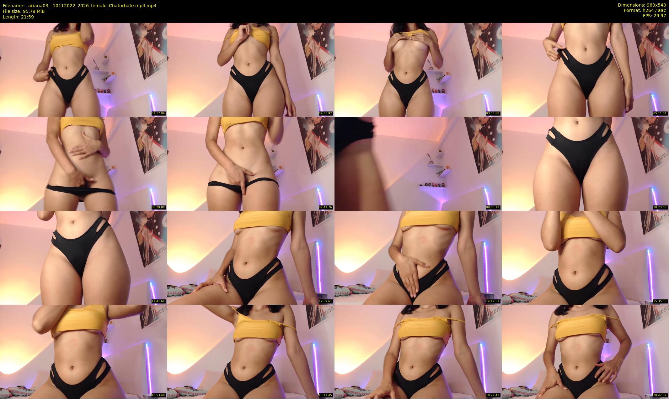 _ariana03_ — 22 minute Chaturbate female cam show recording, 480p, Nov 10, 2022