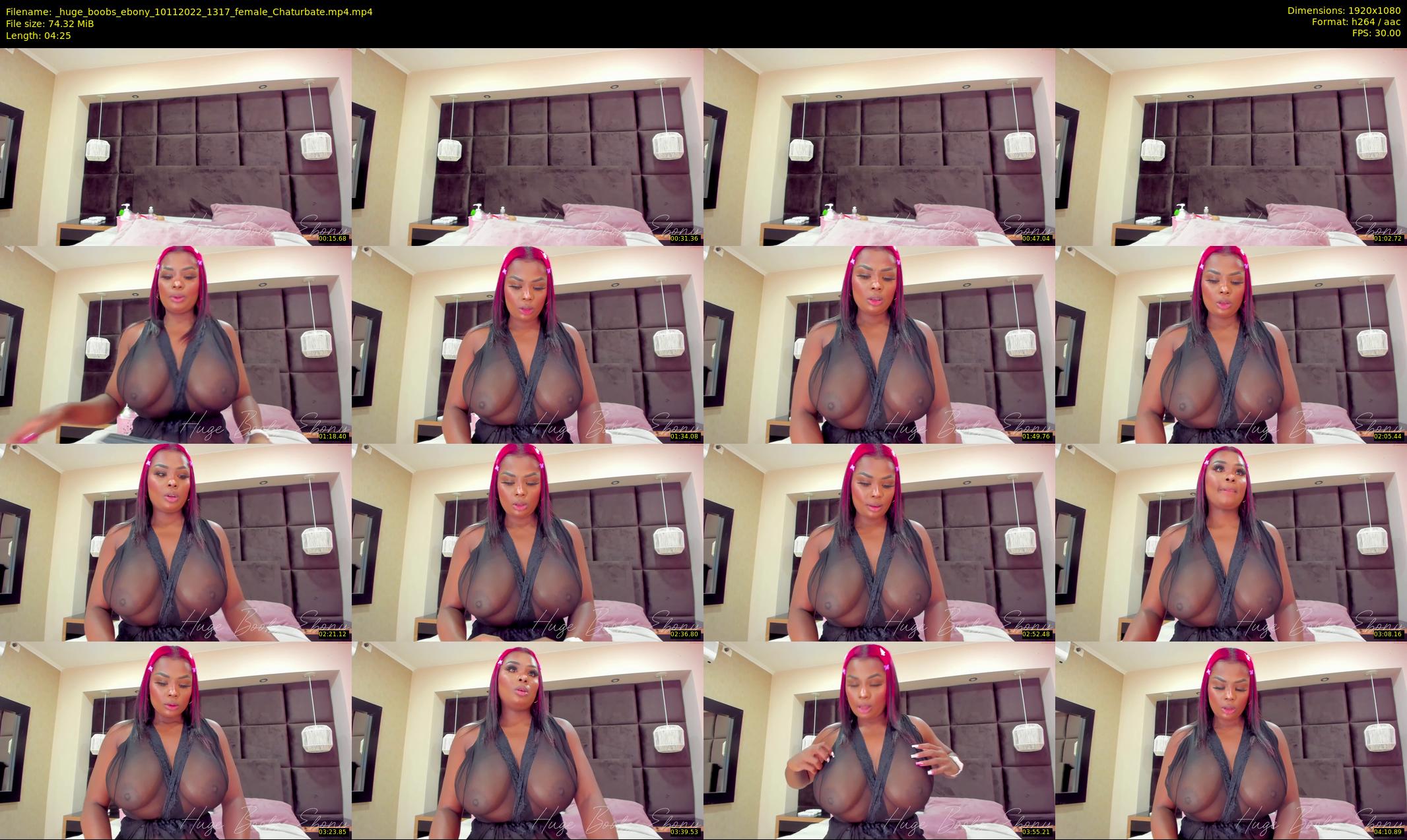 _huge_boobs_ebony — 5 minute Chaturbate female cam show recording, 1080p, Nov 10, 2022