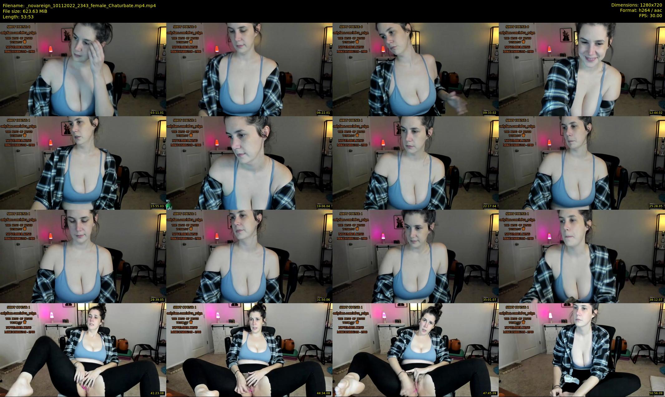 _novareign — 54 minute Chaturbate female cam show recording, 720p, Nov 10, 2022