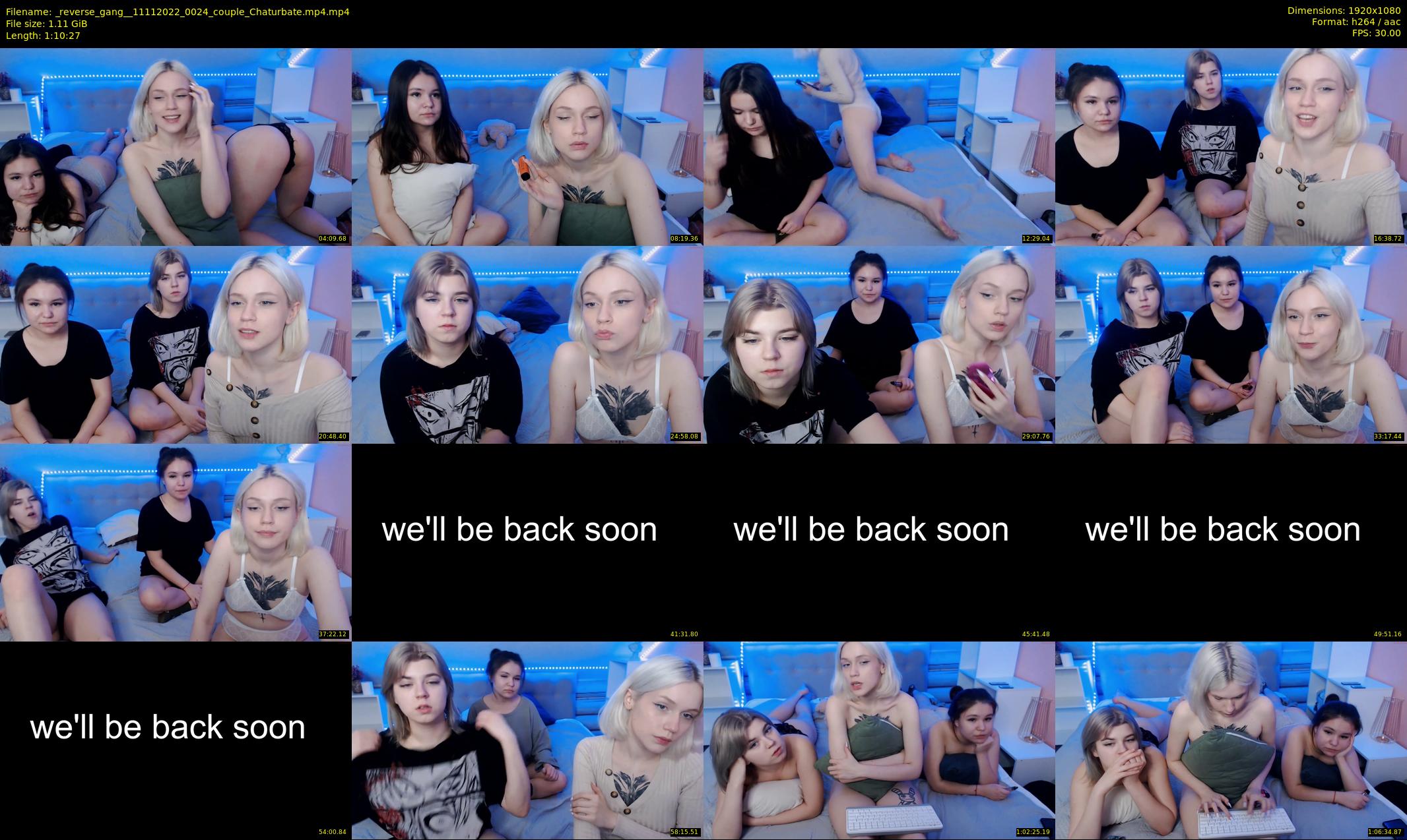 _reverse_gang_ — 71 minute Chaturbate couple cam show recording, 1080p, Nov 11, 2022