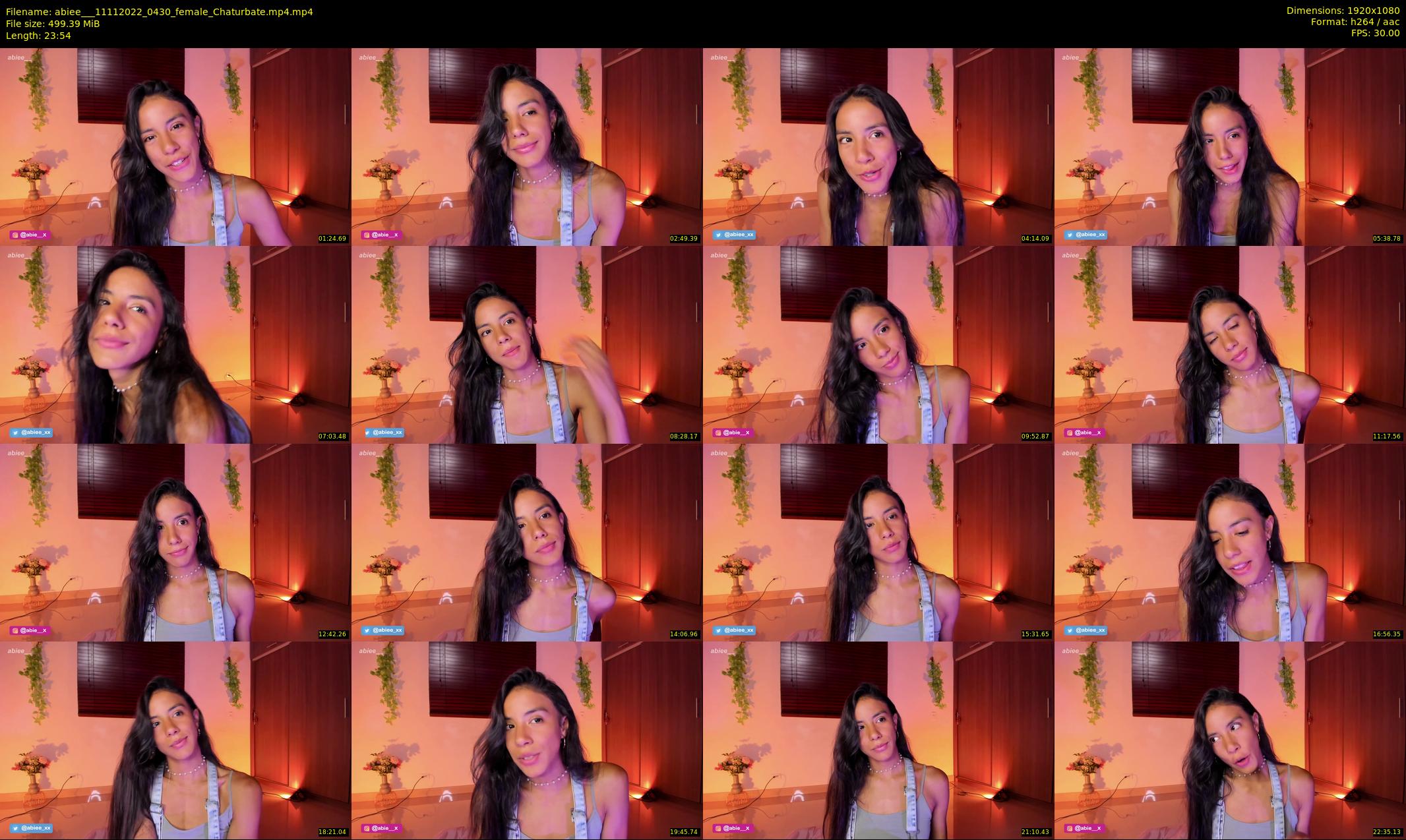 abiee__ — 24 minute Chaturbate female cam show recording, 1080p, Nov 11, 2022