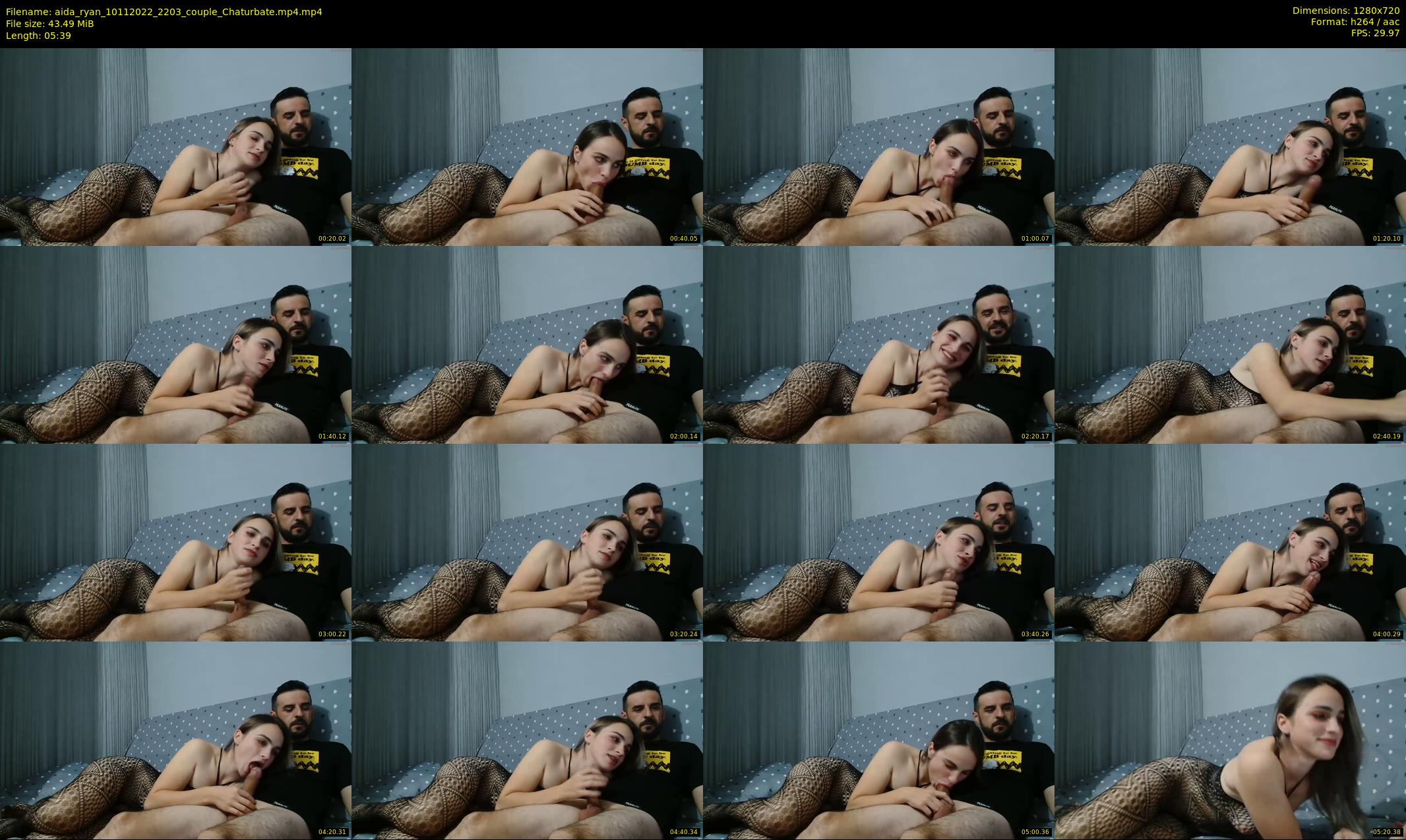aida_ryan — 6 minute Chaturbate couple cam show recording, 720p, Nov 10, 2022