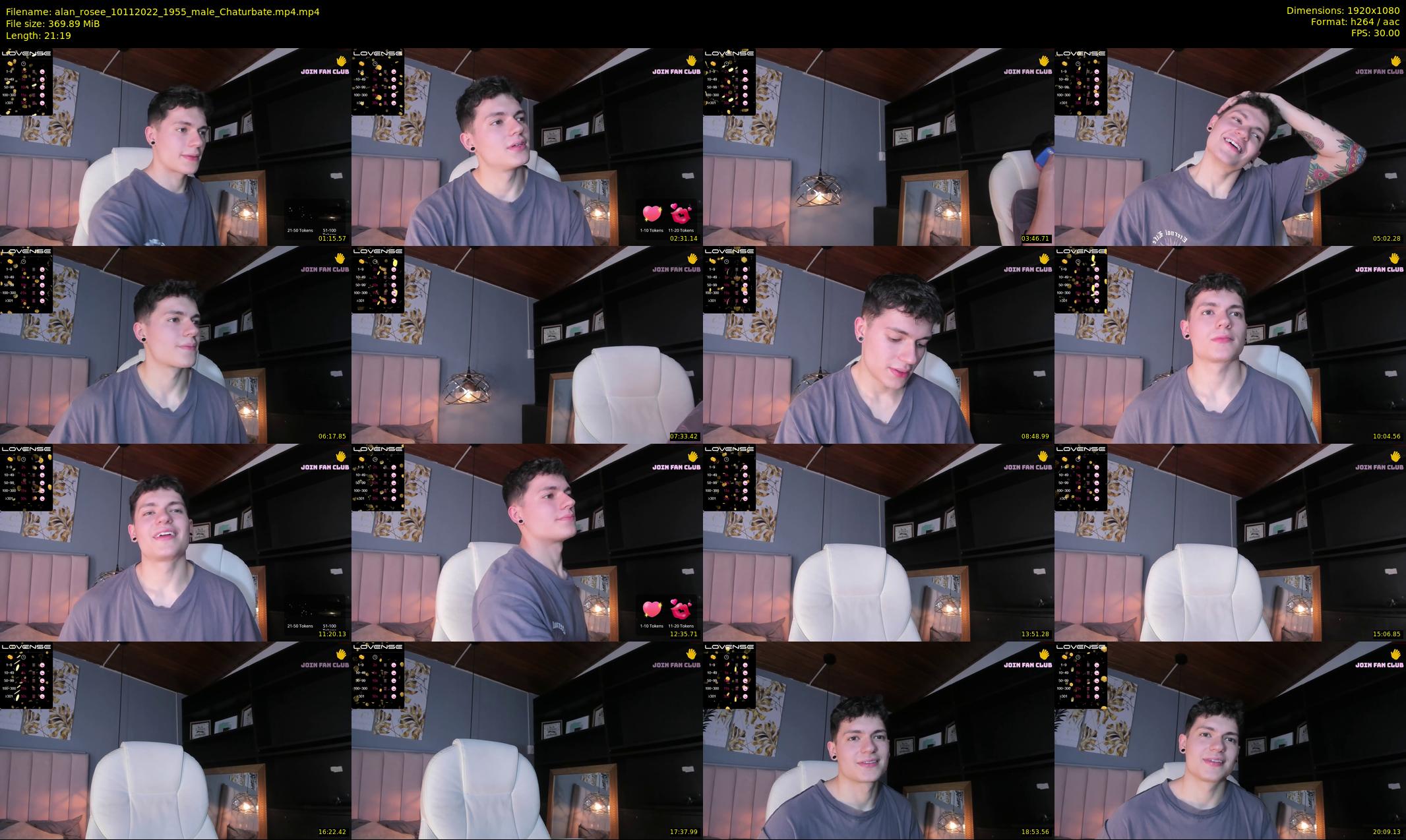 alan_rosee — 22 minute Chaturbate male cam show recording, 1080p, Nov 10, 2022