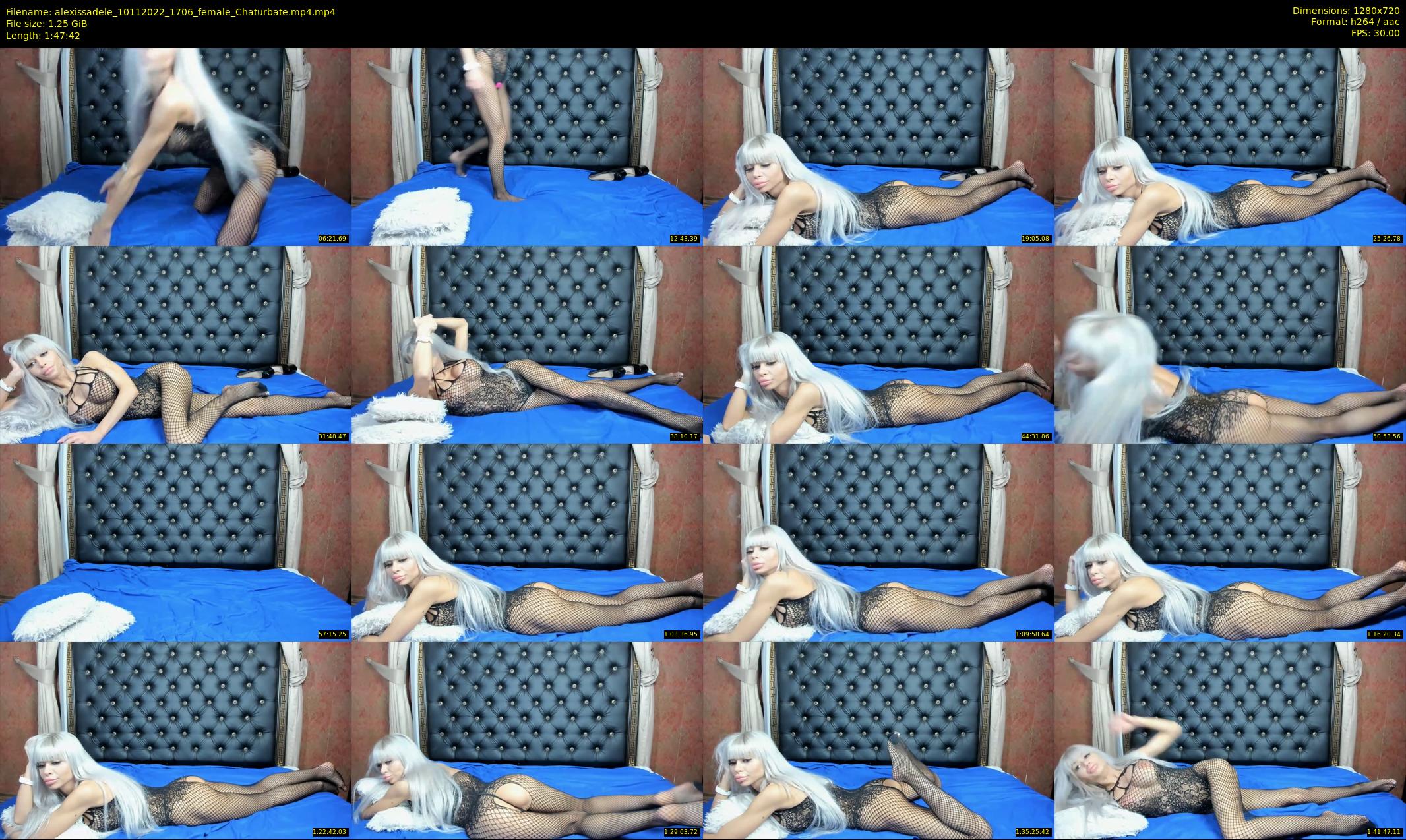 alexissadele — 108 minute Chaturbate female cam show recording, 720p, Nov 10, 2022
