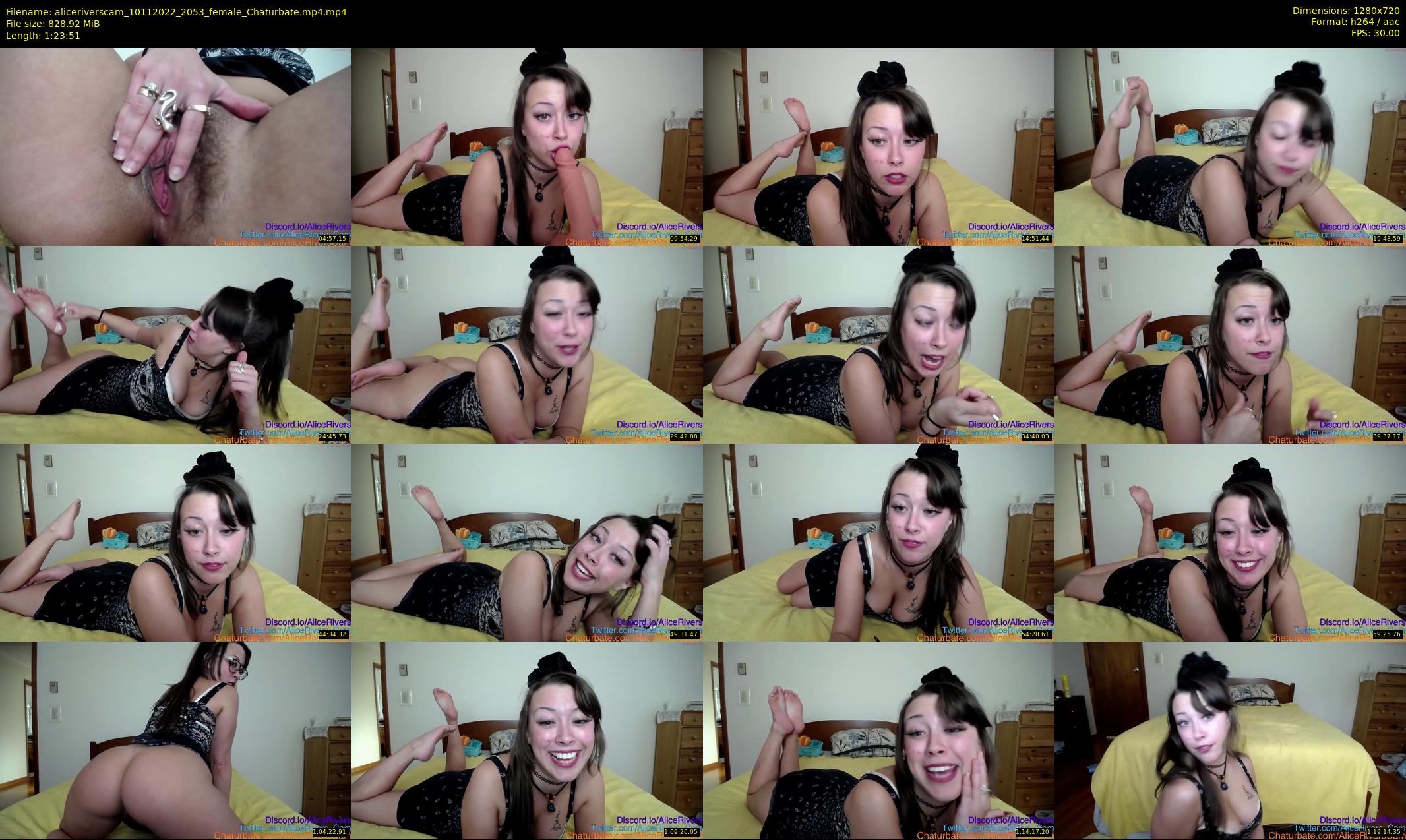 aliceriverscam — 84 minute Chaturbate female cam show recording, 720p, Nov 10, 2022