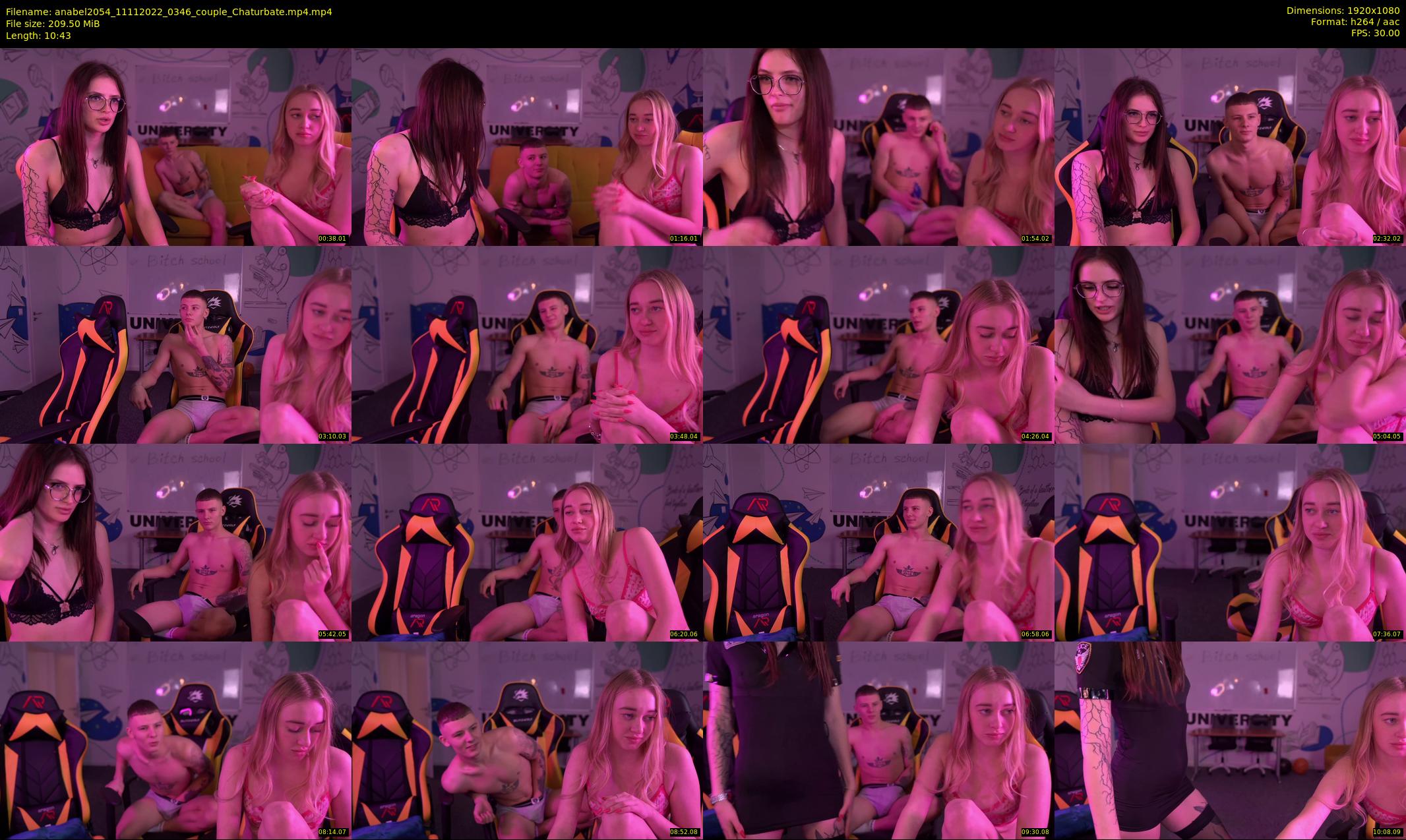 anabel2054 — 11 minute Chaturbate female cam show recording, 1080p, Nov 11, 2022