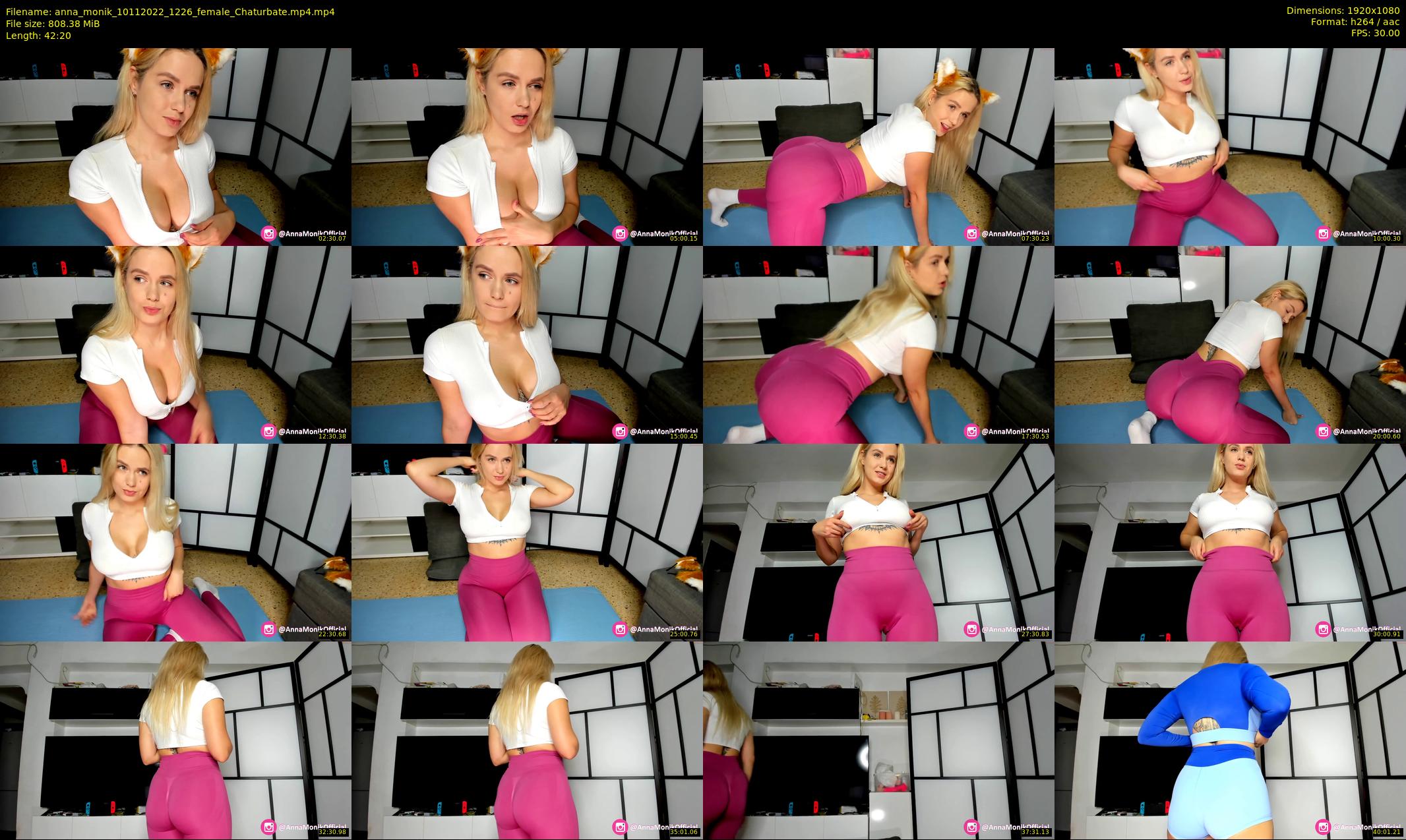 anna_monik — 43 minute Chaturbate couple cam show recording, 1080p, Nov 10, 2022