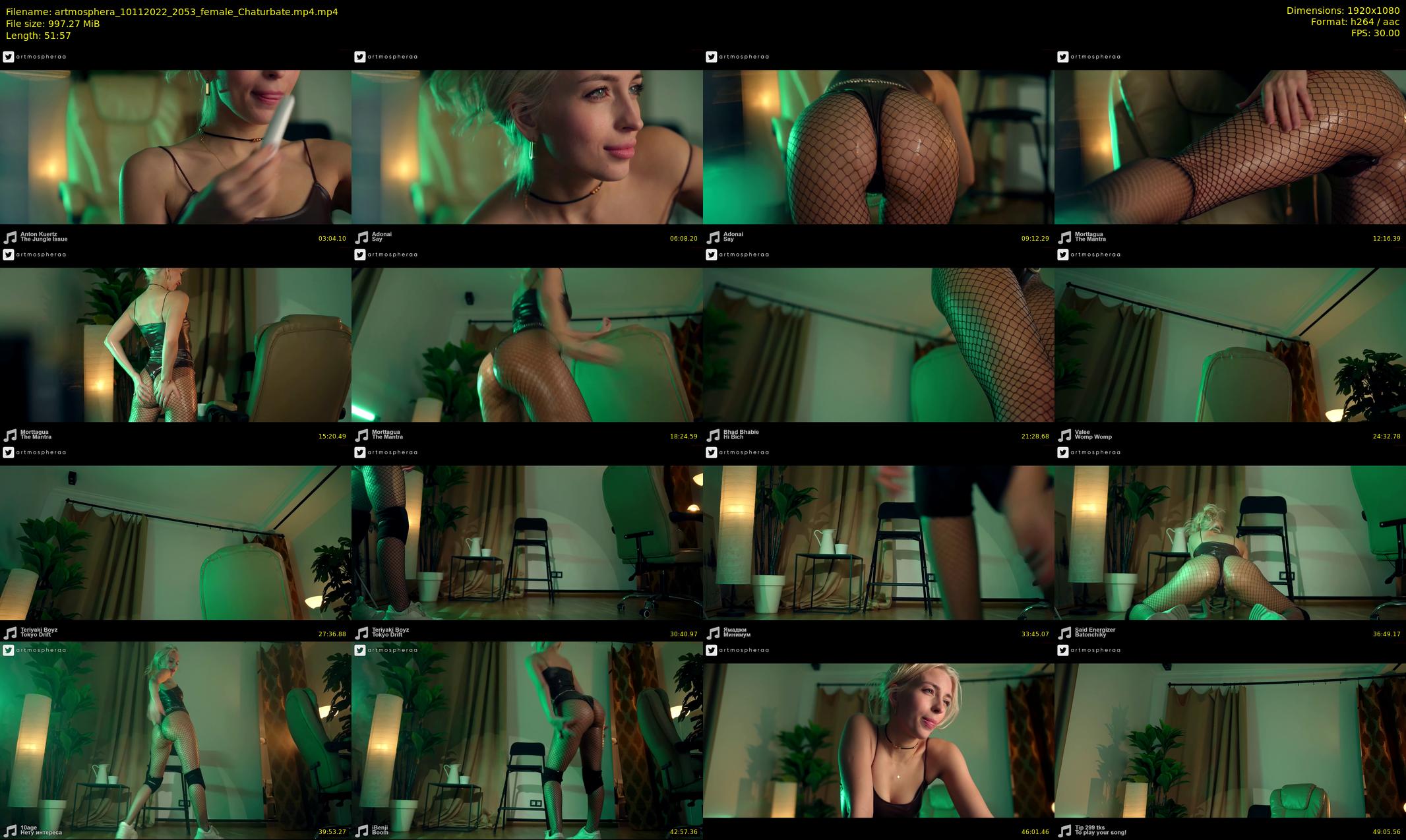 artmosphera — 52 minute Chaturbate female cam show recording, 1080p, Nov 10, 2022
