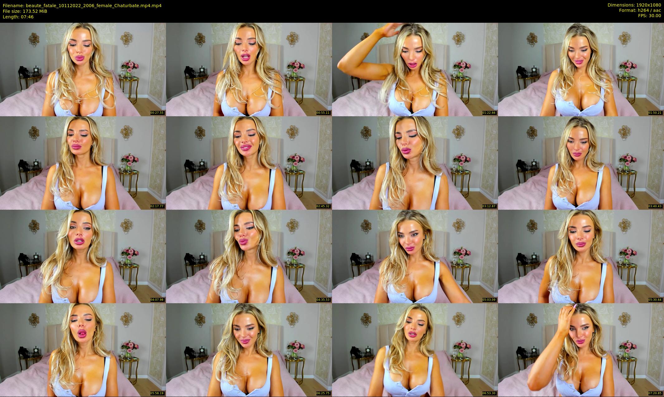 beaute_fatale — 8 minute Chaturbate female cam show recording, 1080p, Nov 10, 2022