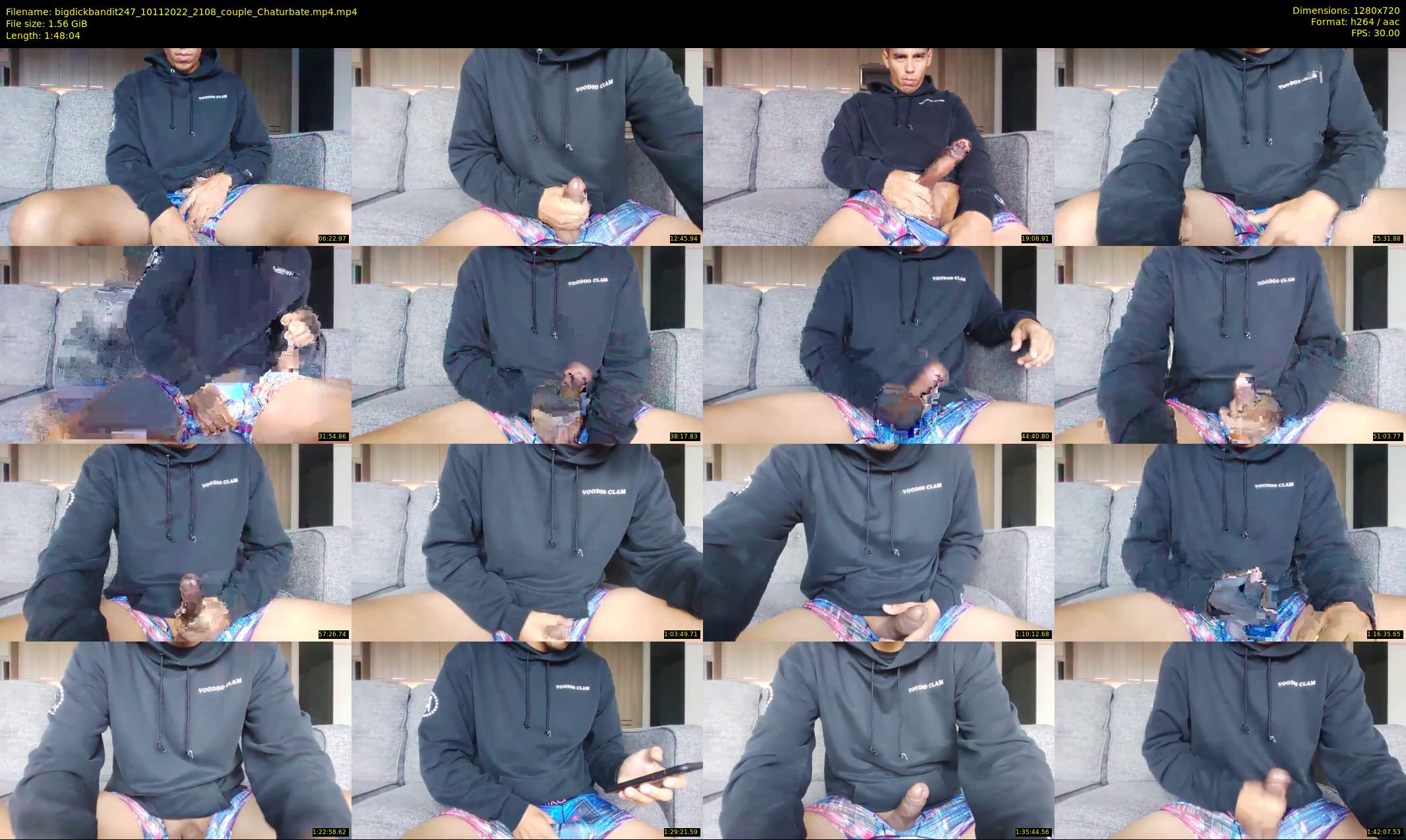 bigdickbandit247 — 109 minute Chaturbate male cam show recording, 720p, Nov 10, 2022