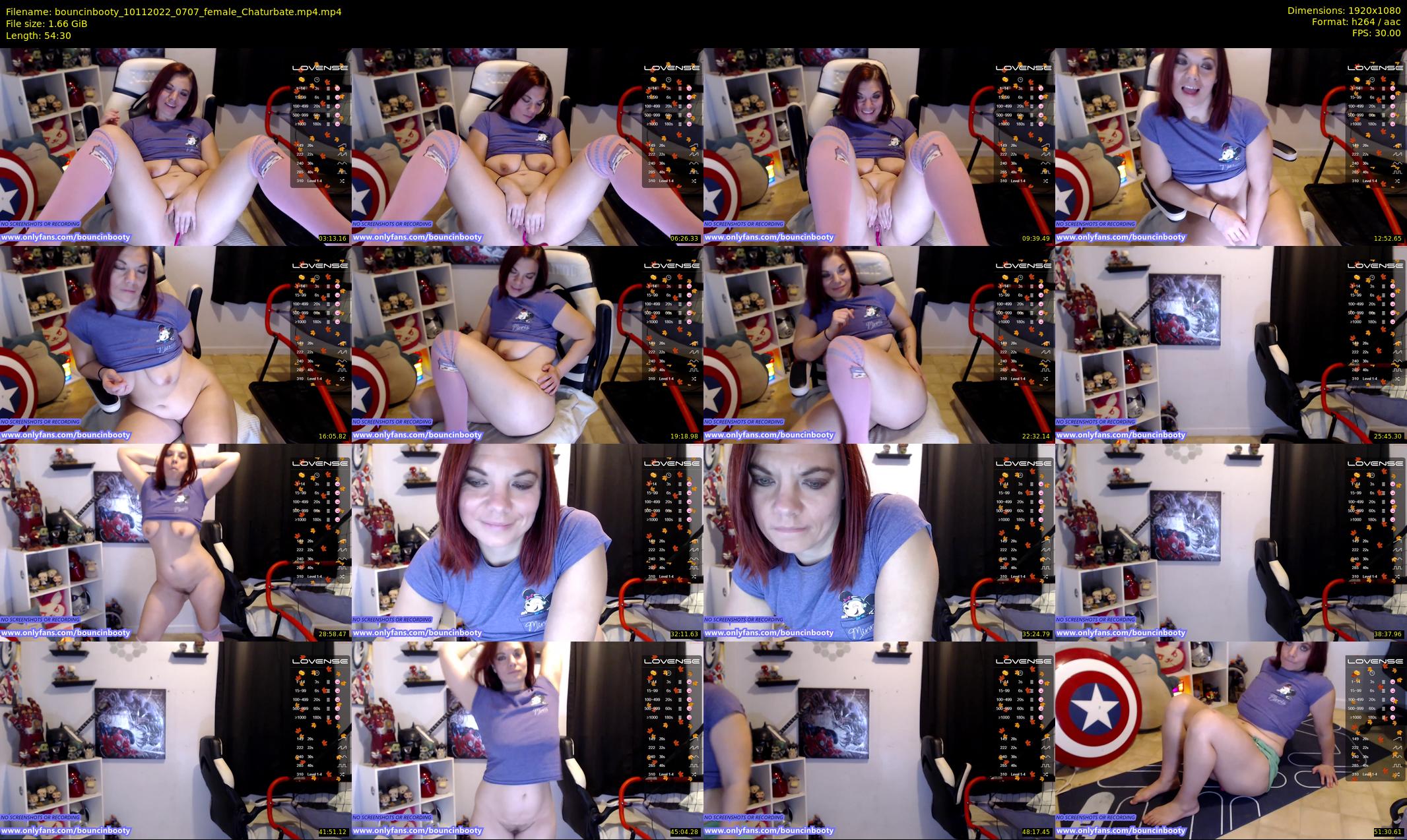 bouncinbooty — 55 minute Chaturbate female cam show recording, 1080p, Nov 10, 2022
