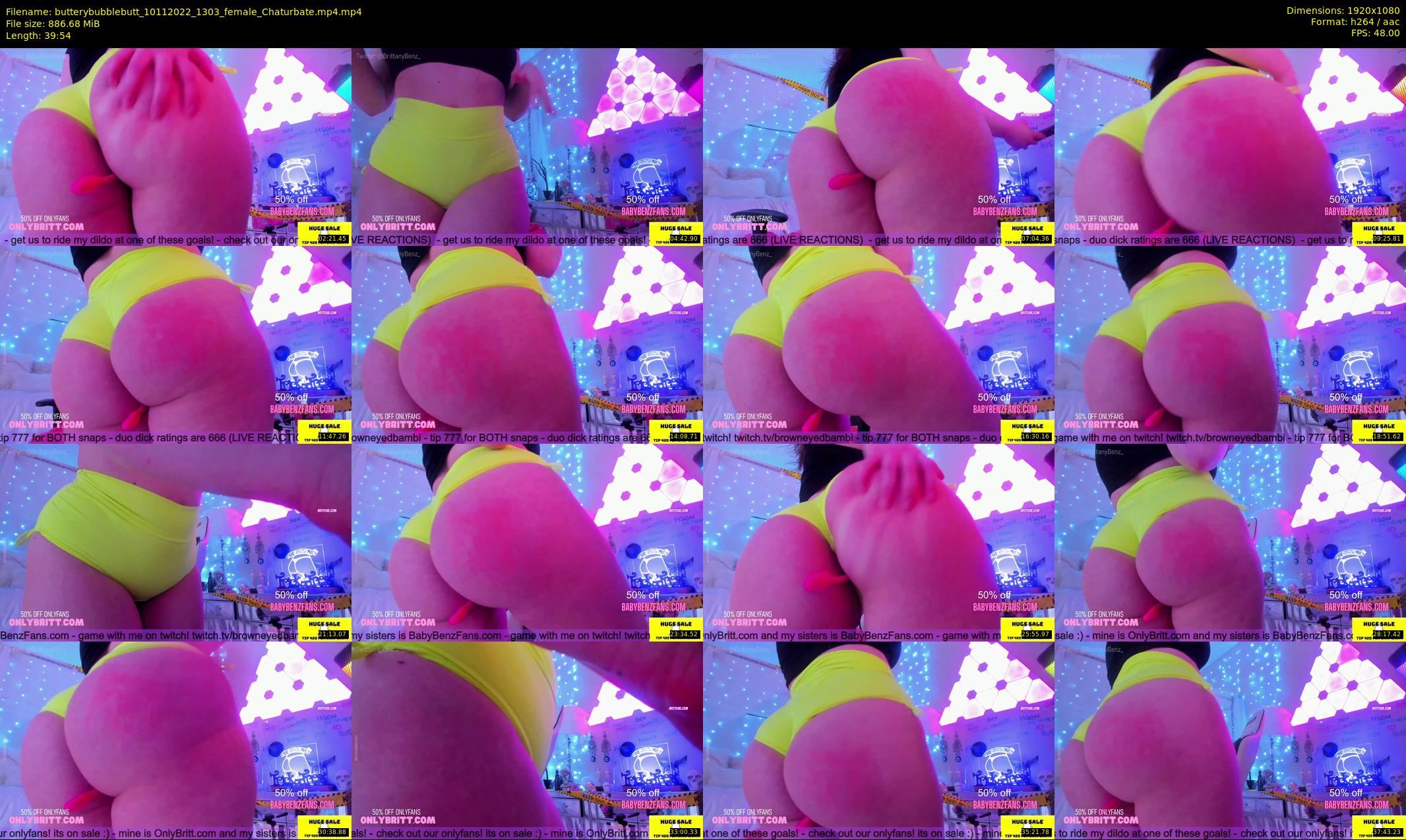 butterybubblebutt — 40 minute Chaturbate couple cam show recording, 1080p, Nov 10, 2022