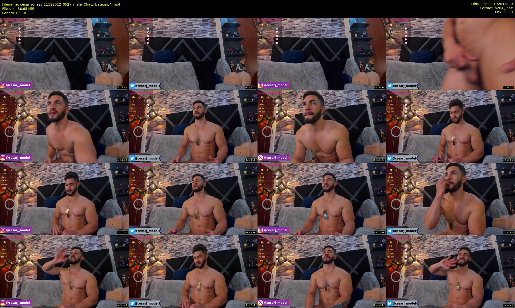 cesar_joness — 7 minute Chaturbate male cam show recording, 1080p, Nov 11, 2022
