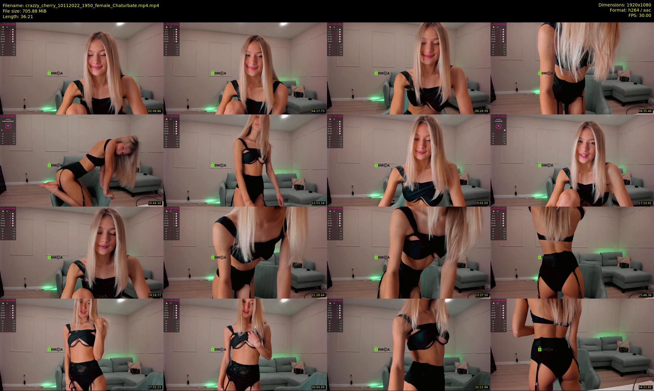 crazzy_cherry — 37 minute Chaturbate female cam show recording, 1080p, Nov 10, 2022