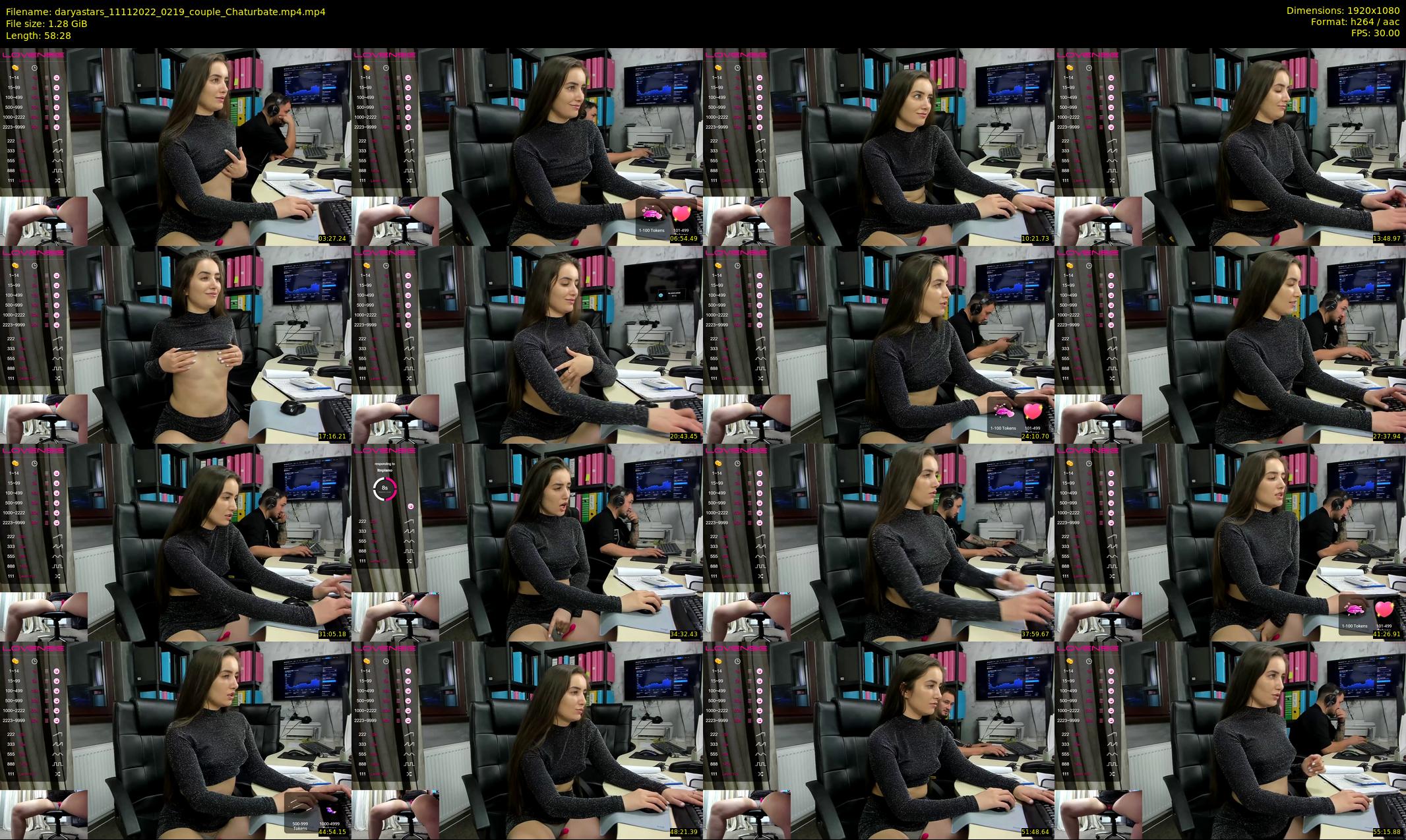 daryastars — 59 minute Chaturbate couple cam show recording, 1080p, Nov 11, 2022