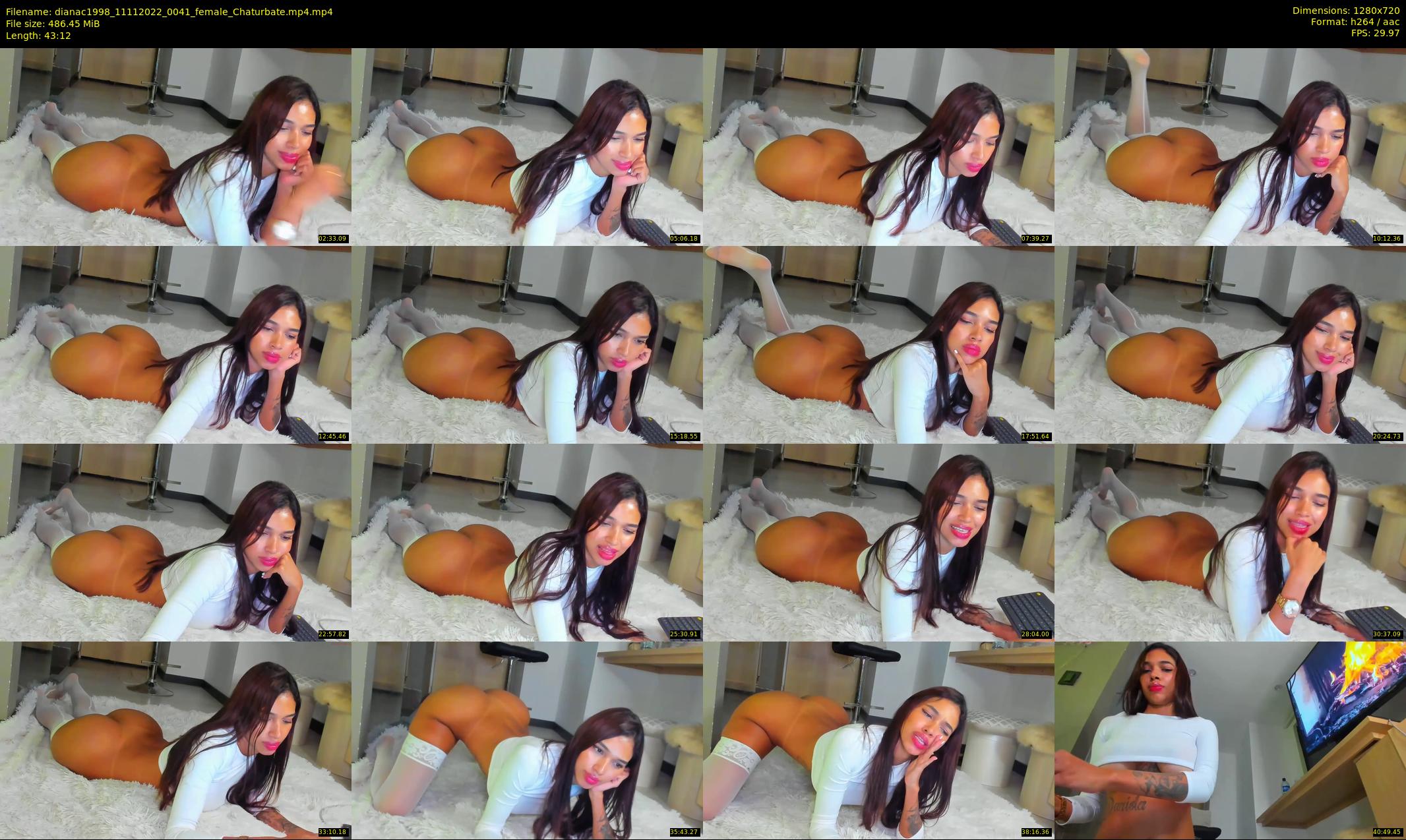dianac1998 — 44 minute Chaturbate female cam show recording, 720p, Nov 11, 2022
