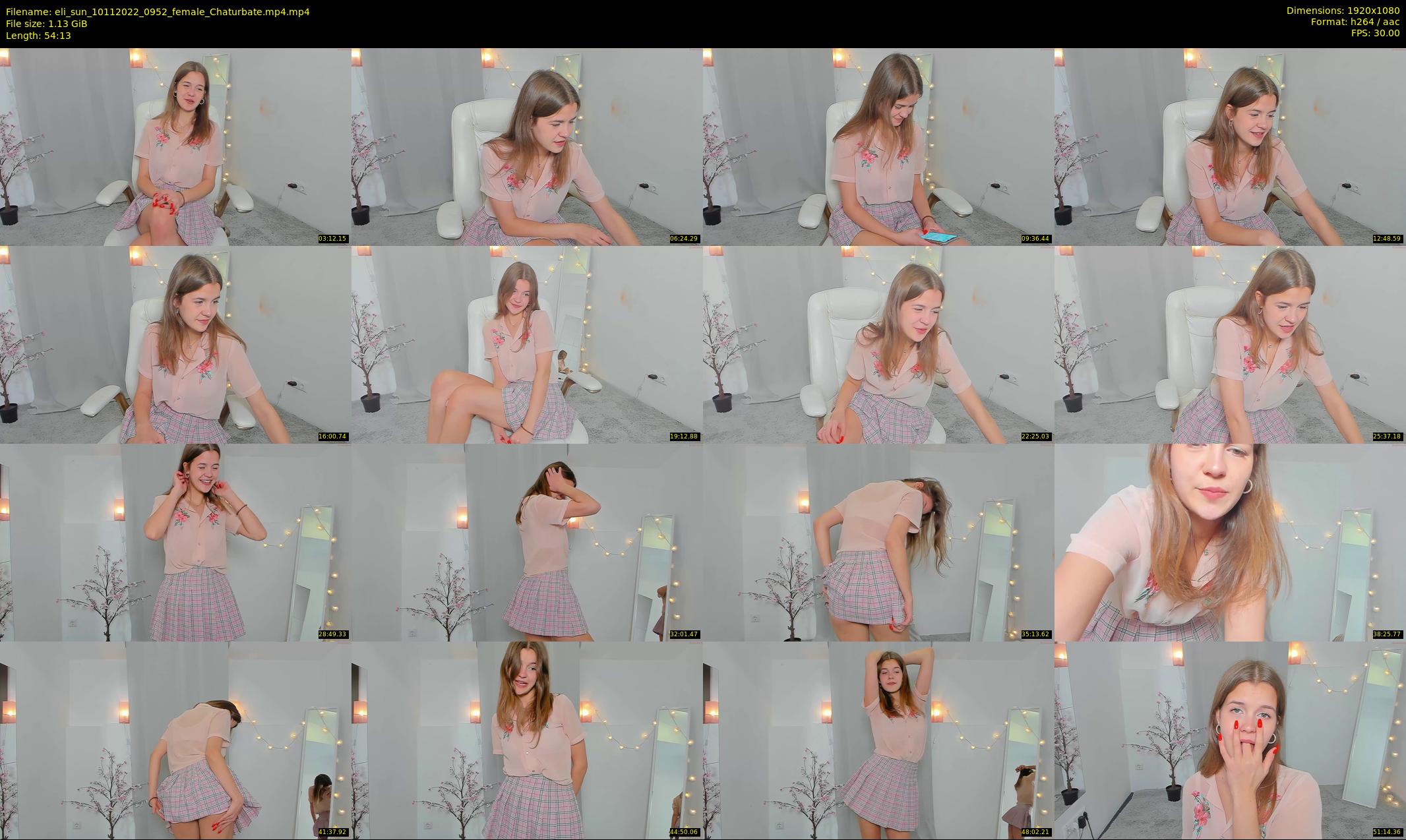 eli_sun — 55 minute Chaturbate female cam show recording, 1080p, Nov 10, 2022