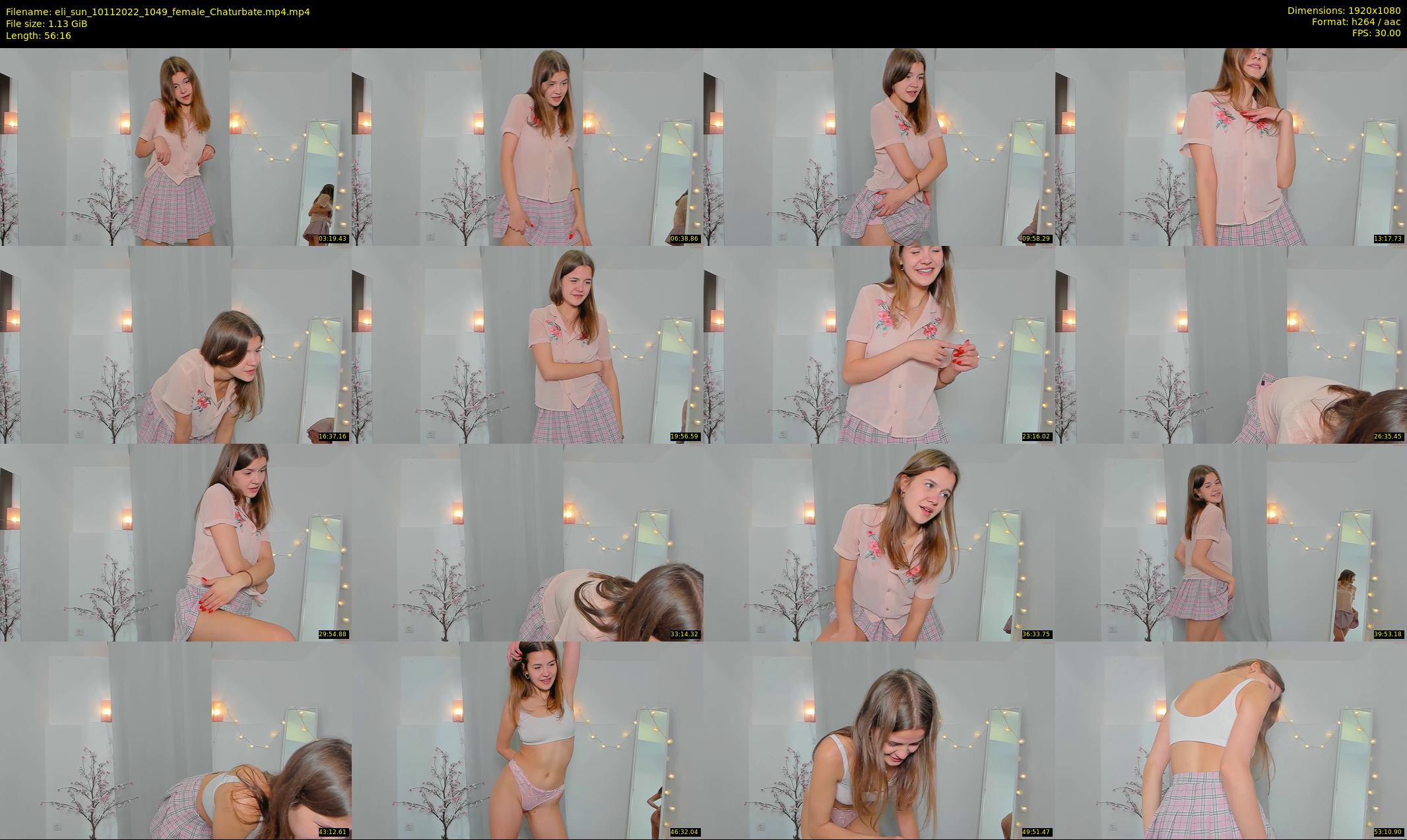 eli_sun — 57 minute Chaturbate female cam show recording, 1080p, Nov 10, 2022