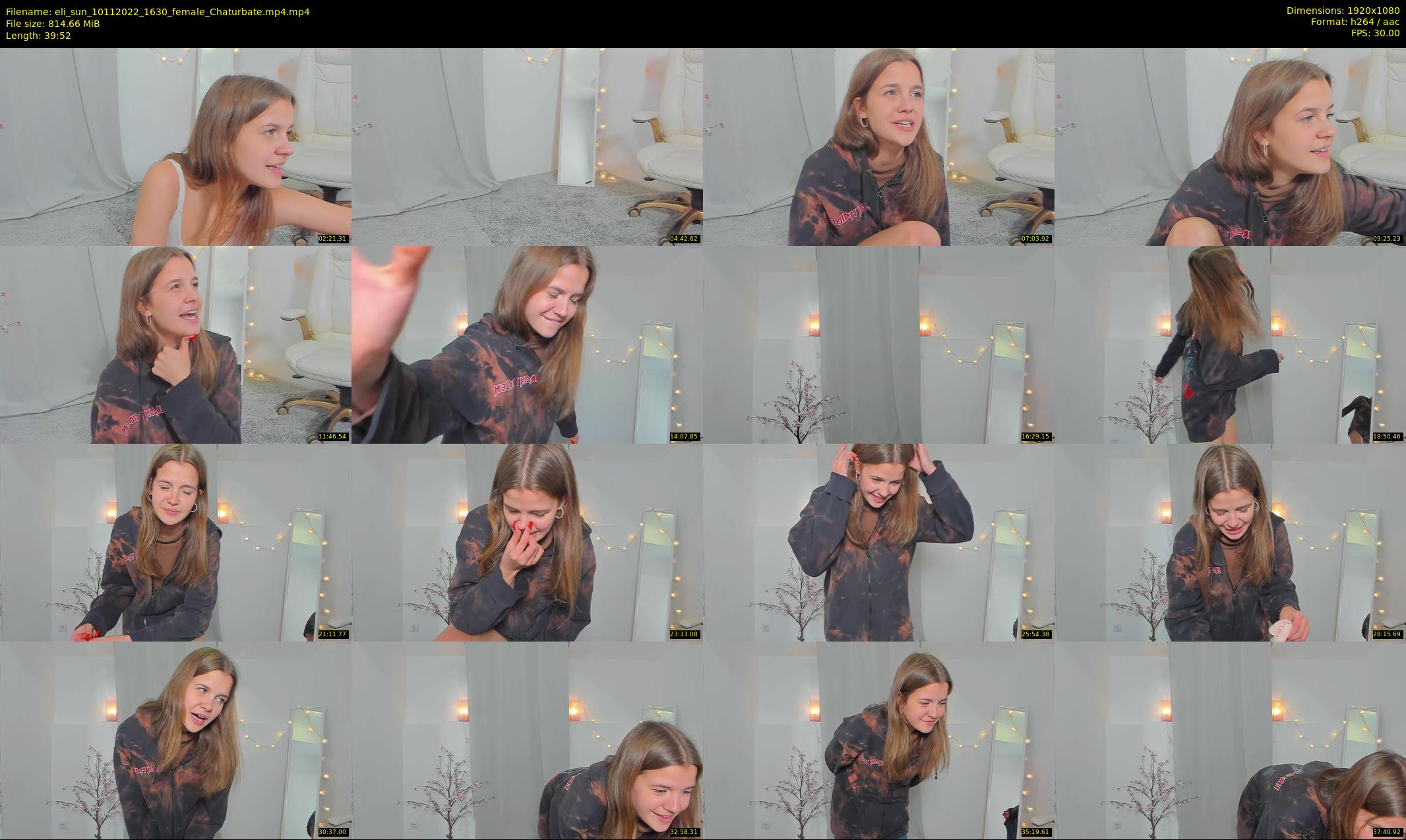 eli_sun — 40 minute Chaturbate female cam show recording, 1080p, Nov 10, 2022