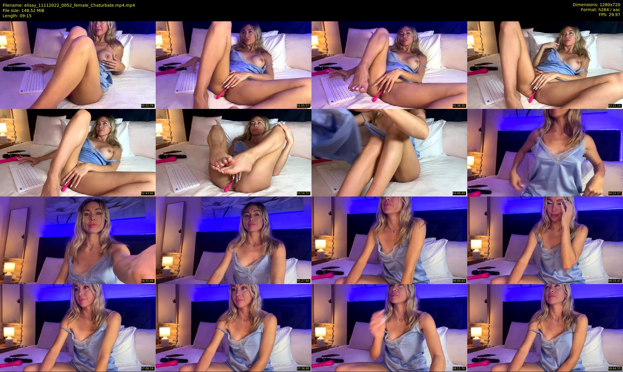 elisay — 10 minute Chaturbate female cam show recording, 720p, Nov 11, 2022