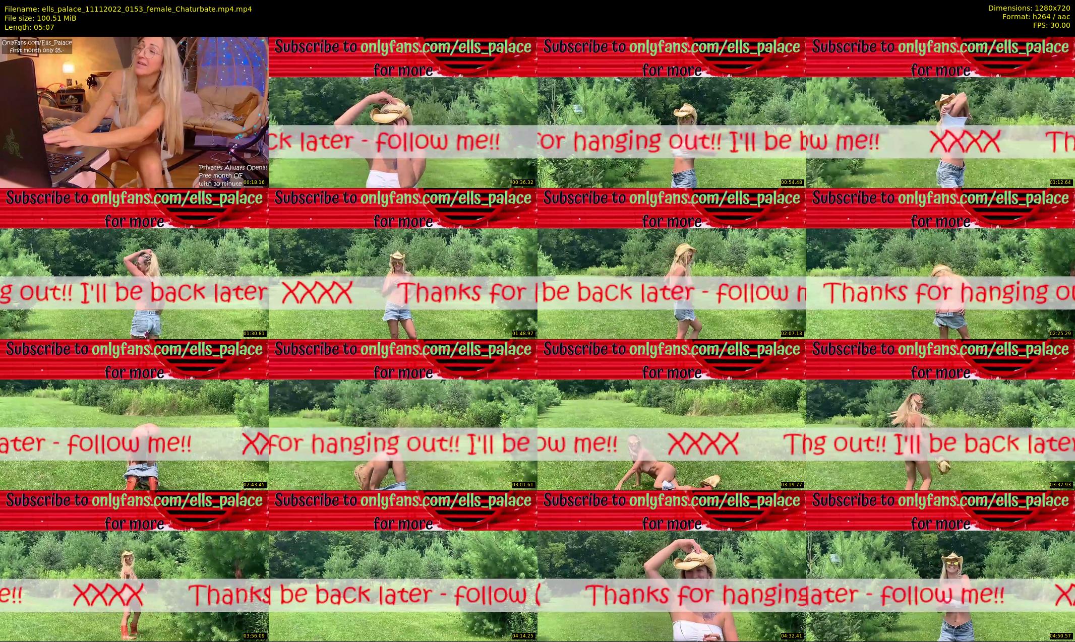 ells_palace — 6 minute Chaturbate female cam show recording, 720p, Nov 11, 2022