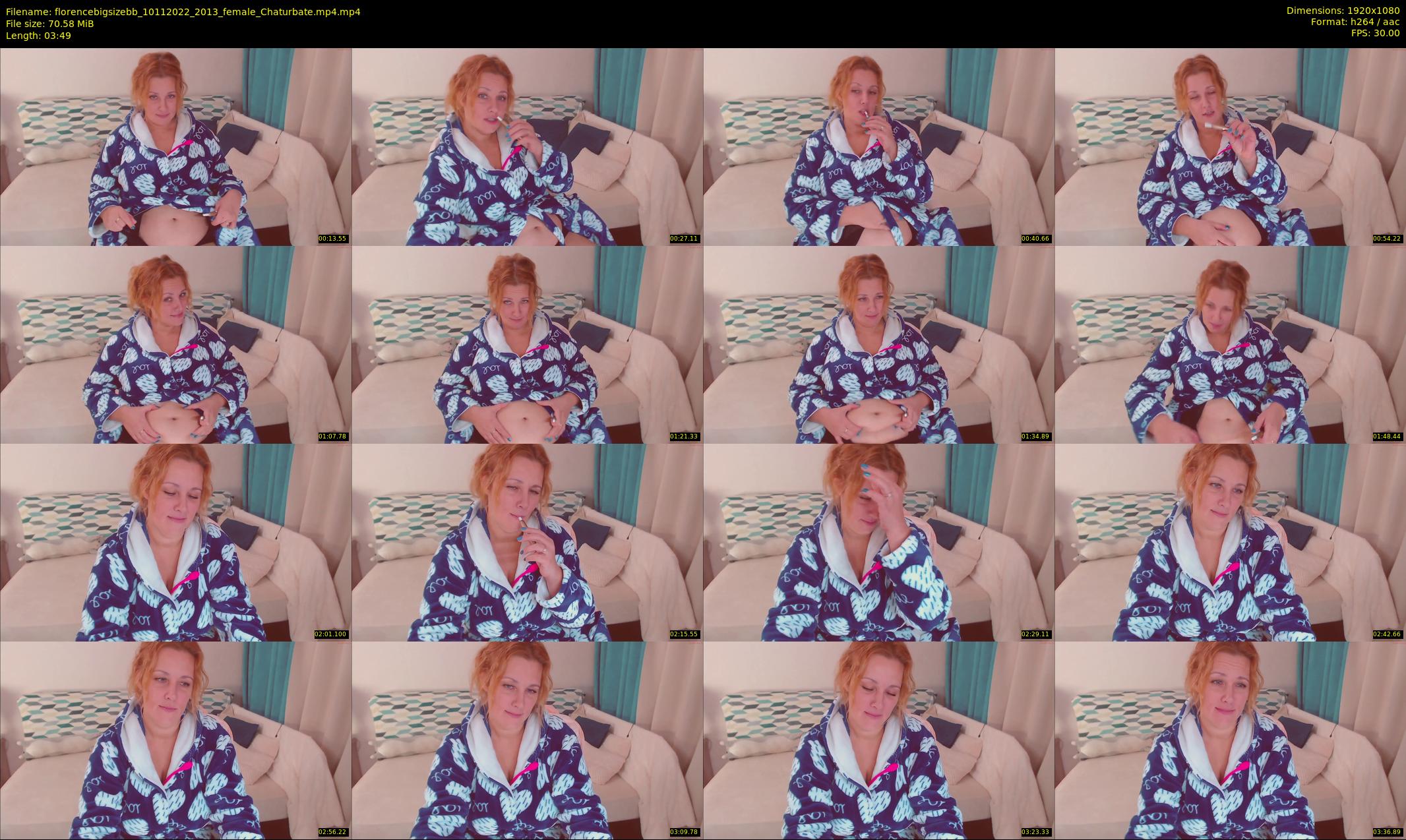florencebigsizebb — 4 minute Chaturbate female cam show recording, 1080p, Nov 10, 2022