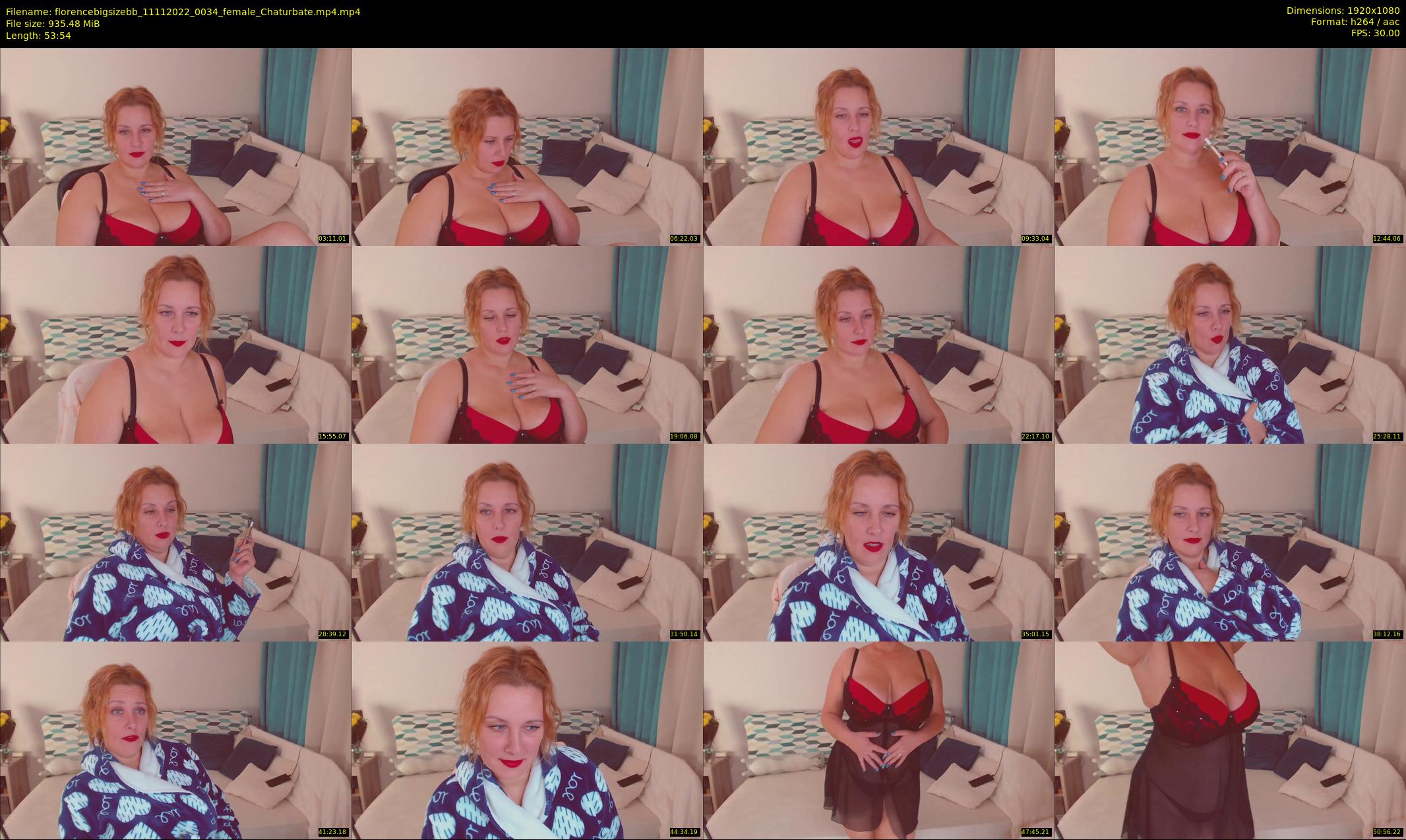 florencebigsizebb — 54 minute Chaturbate female cam show recording, 1080p, Nov 11, 2022