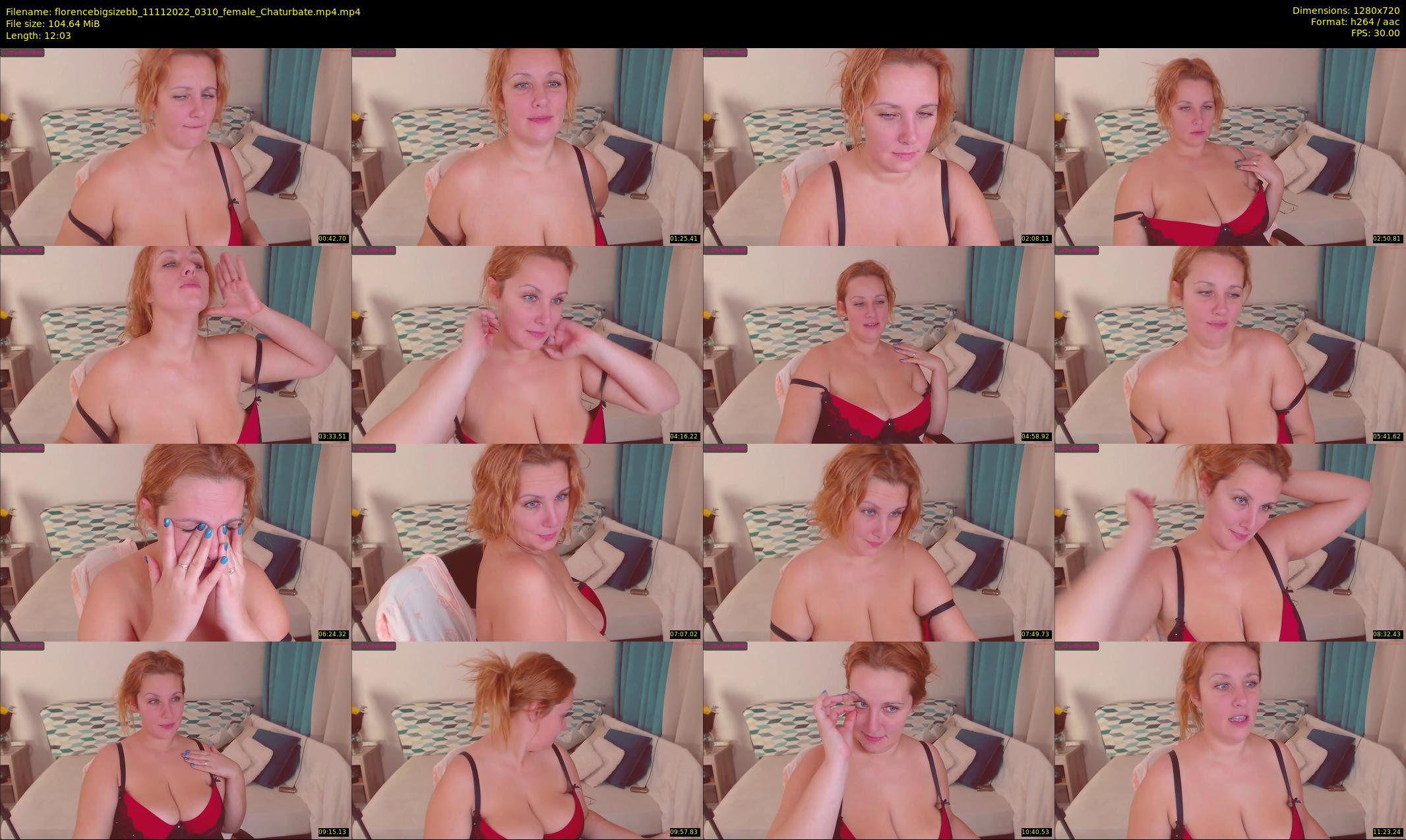 florencebigsizebb — 13 minute Chaturbate female cam show recording, 720p, Nov 11, 2022