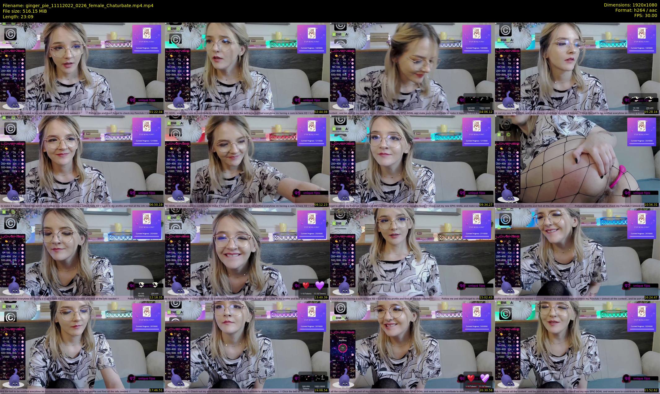 ginger_pie — 24 minute Chaturbate female cam show recording, 1080p, Nov 11, 2022