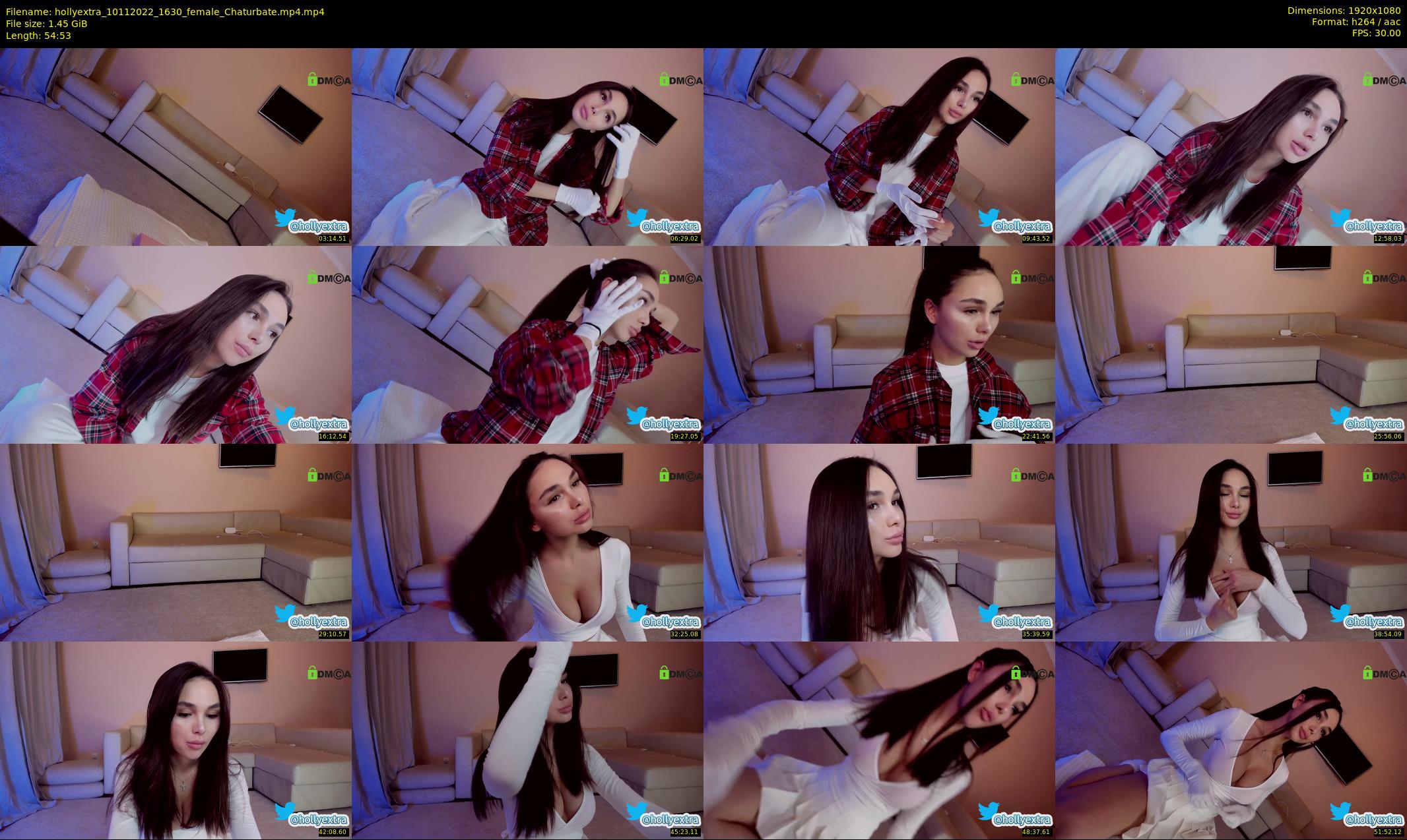 hollyextra — 55 minute Chaturbate female cam show recording, 1080p, Nov 10, 2022
