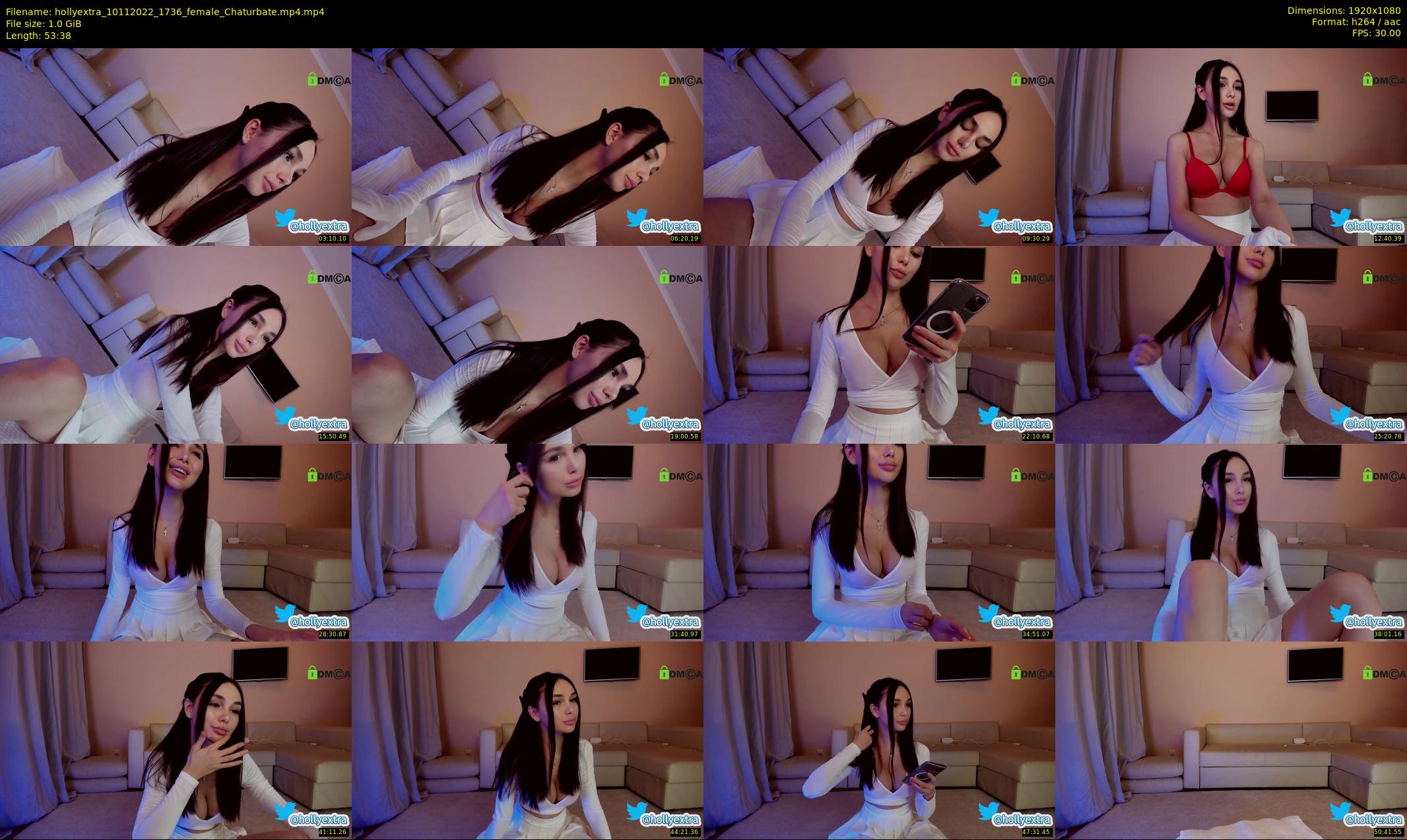 hollyextra — 54 minute Chaturbate female cam show recording, 1080p, Nov 10, 2022