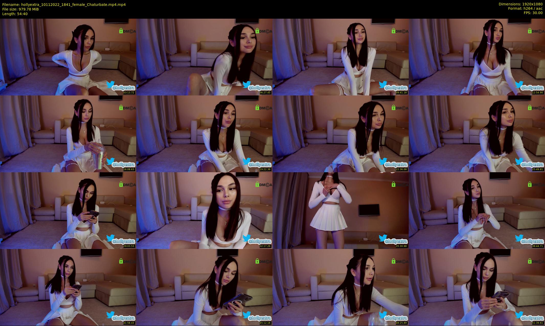 hollyextra — 55 minute Chaturbate female cam show recording, 1080p, Nov 10, 2022