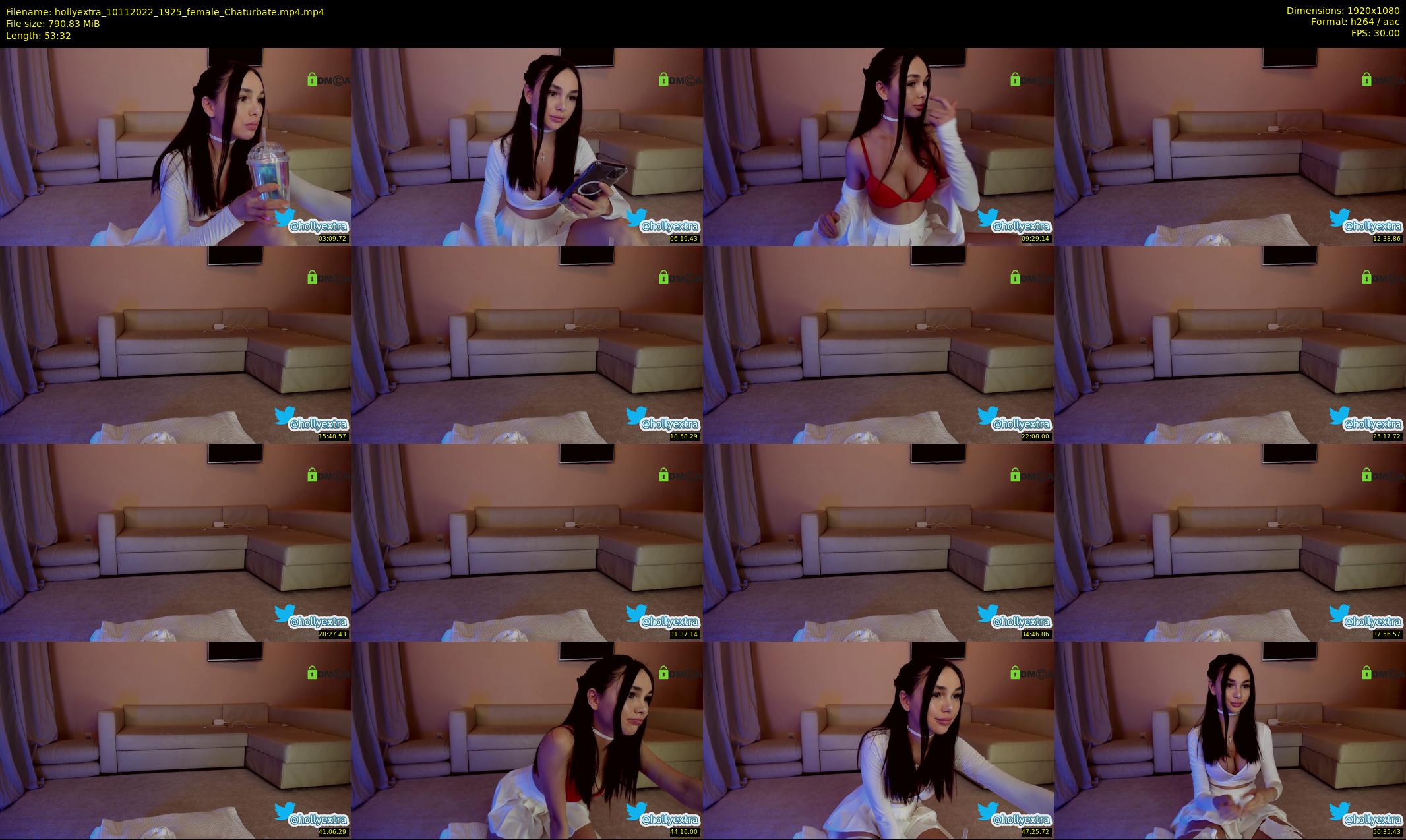 hollyextra — 54 minute Chaturbate female cam show recording, 1080p, Nov 10, 2022