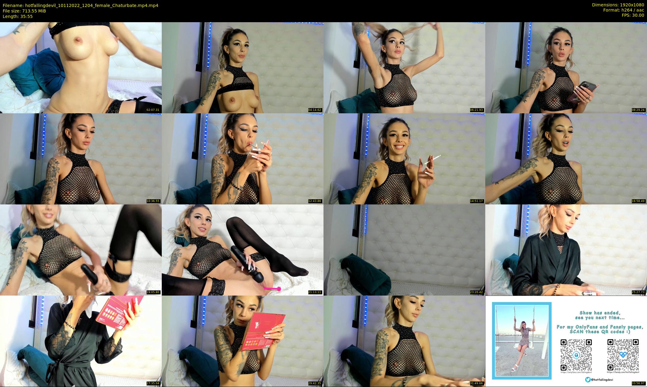 hotfallingdevil — 36 minute Chaturbate female cam show recording, 1080p, Nov 10, 2022