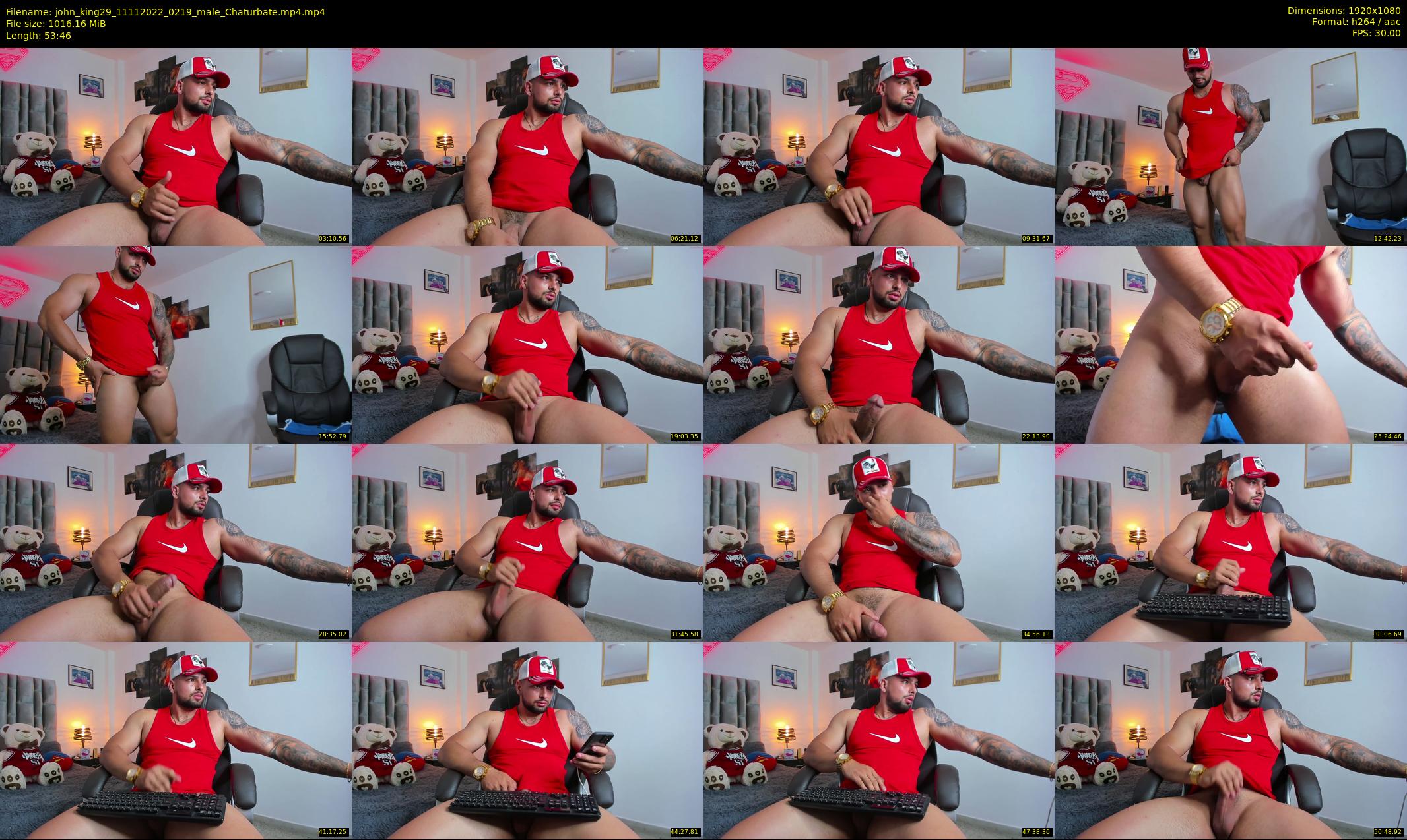 john_king29 — 54 minute Chaturbate male cam show recording, 1080p, Nov 11, 2022
