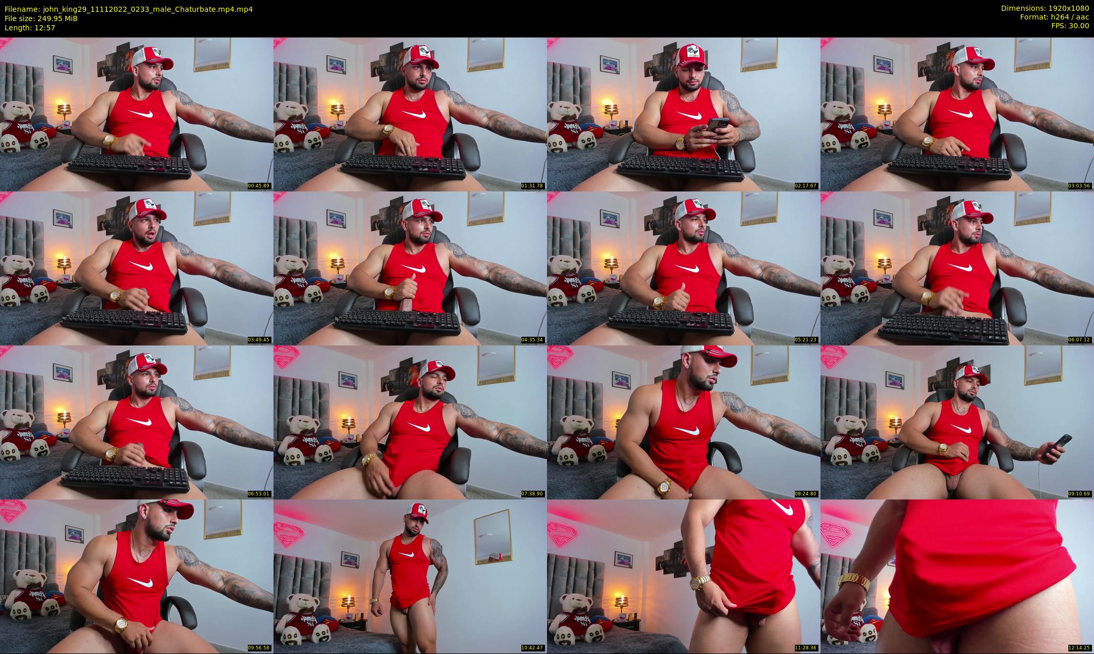 john_king29 — 13 minute Chaturbate male cam show recording, 1080p, Nov 11, 2022