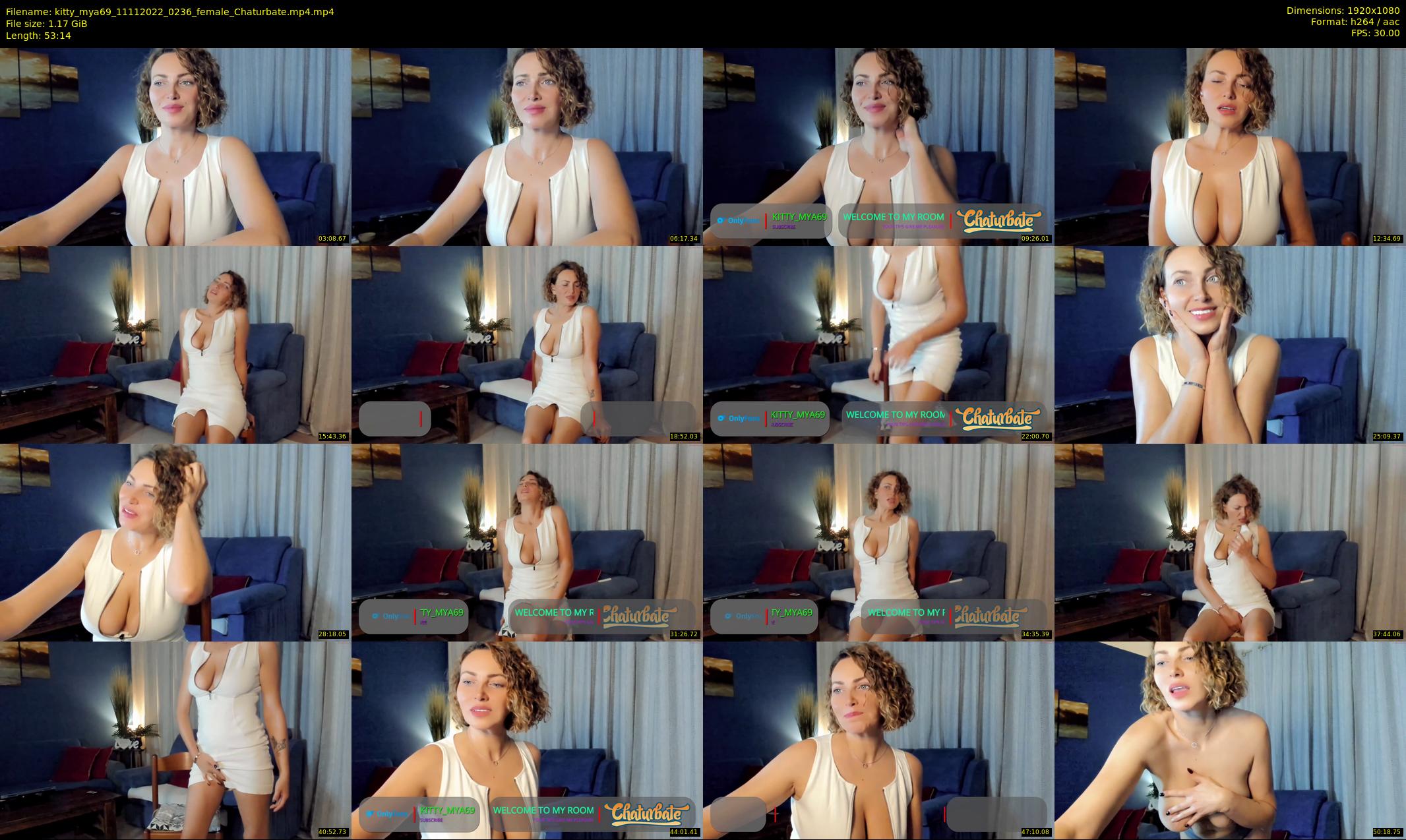 kitty_mya69 — 54 minute Chaturbate female cam show recording, 1080p, Nov 11, 2022