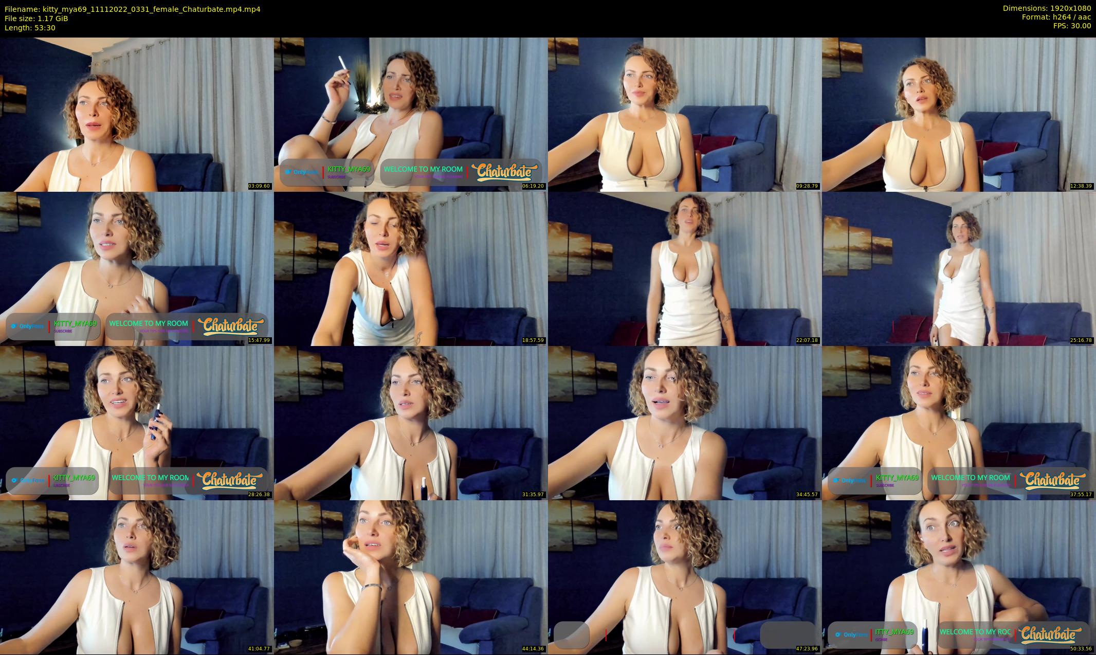 kitty_mya69 — 54 minute Chaturbate female cam show recording, 1080p, Nov 11, 2022
