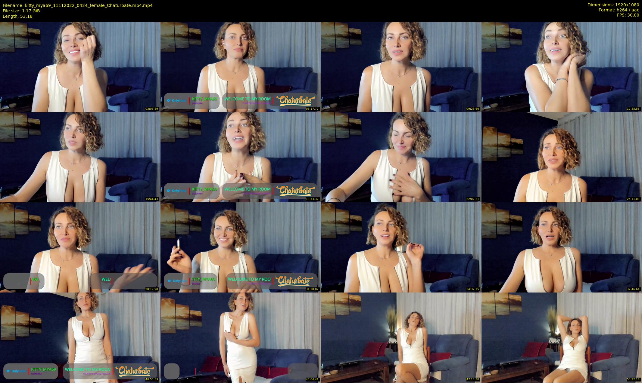 kitty_mya69 — 54 minute Chaturbate female cam show recording, 1080p, Nov 11, 2022