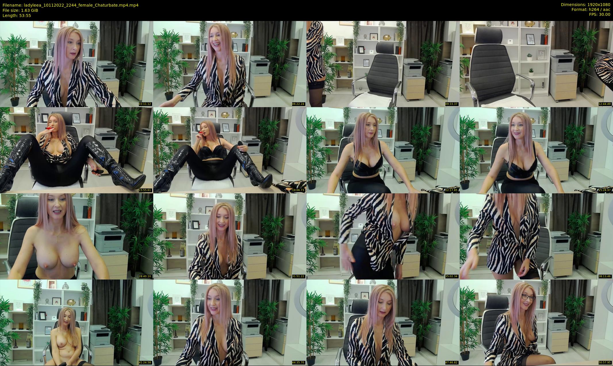 ladyleea — 54 minute Chaturbate female cam show recording, 1080p, Nov 10, 2022