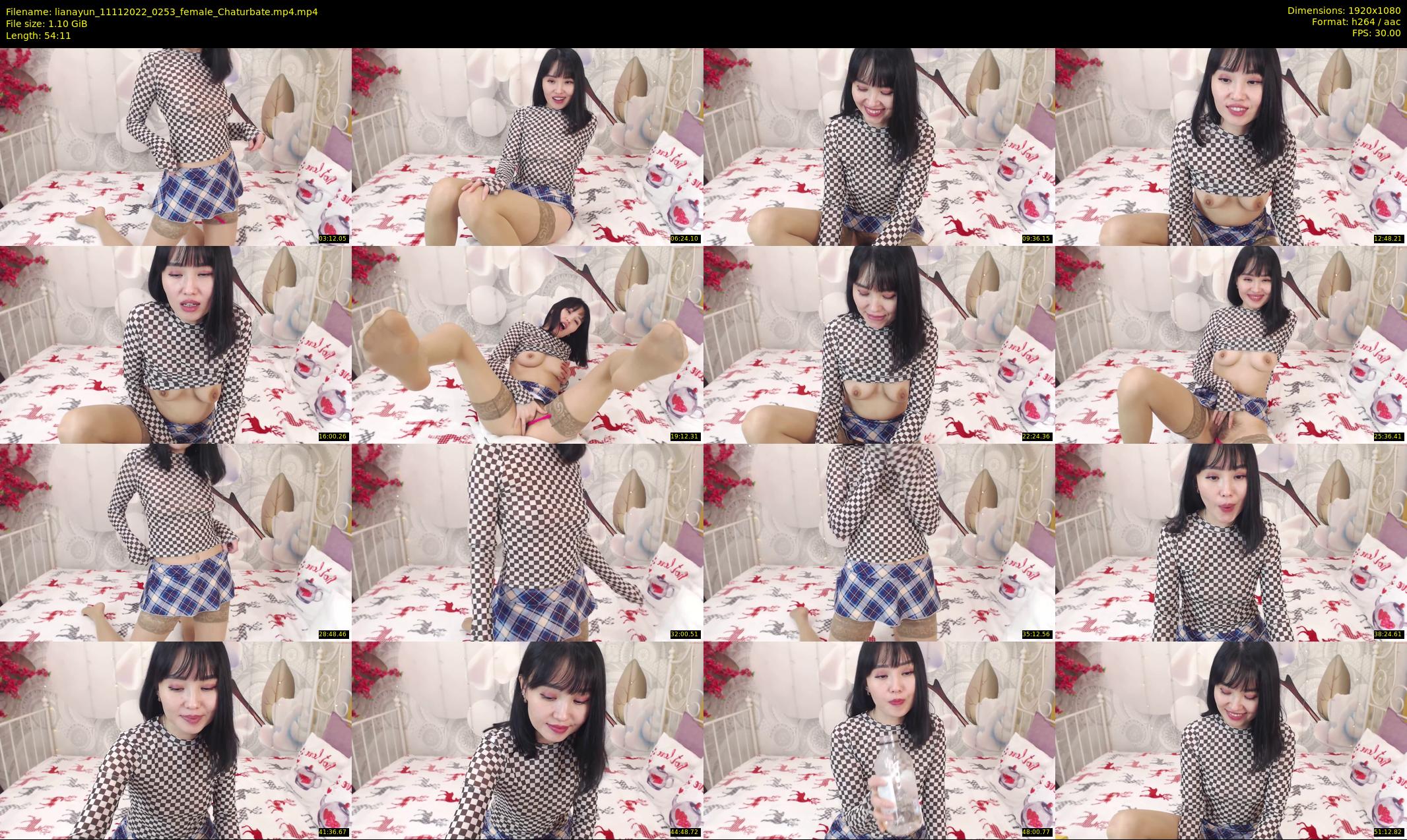 lianayun — 55 minute Chaturbate female cam show recording, 1080p, Nov 11, 2022