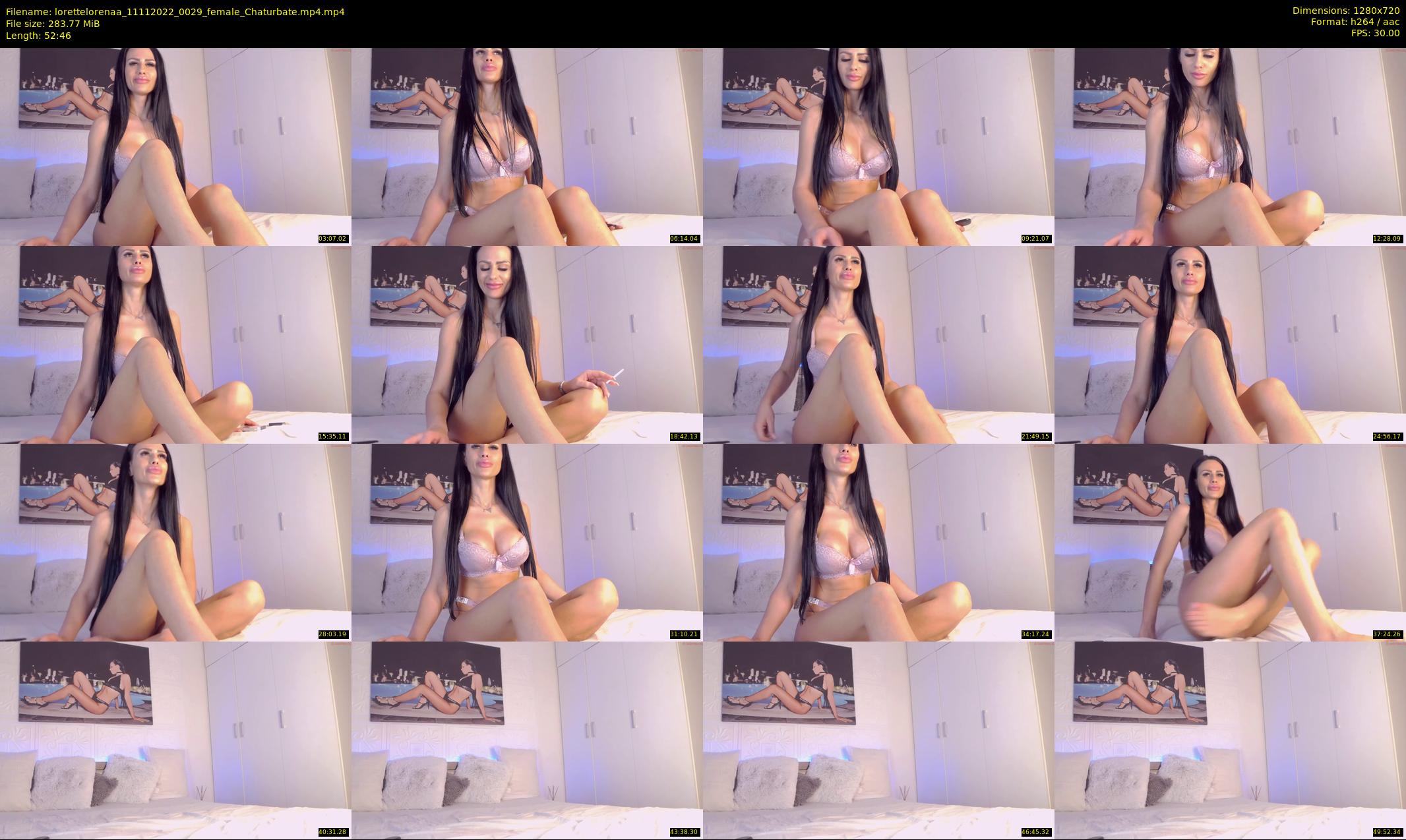 lorettelorenaa — 53 minute Chaturbate female cam show recording, 720p, Nov 11, 2022