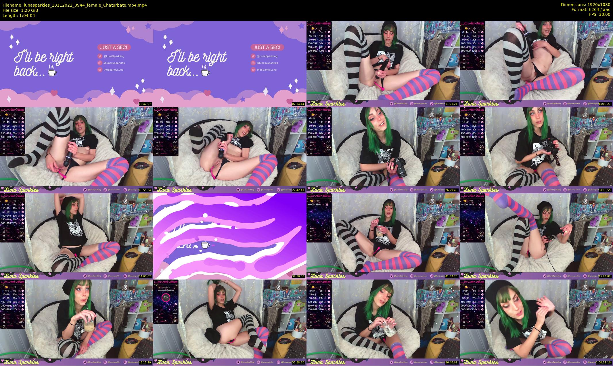 lunasparkles — 65 minute Chaturbate female cam show recording, 1080p, Nov 10, 2022