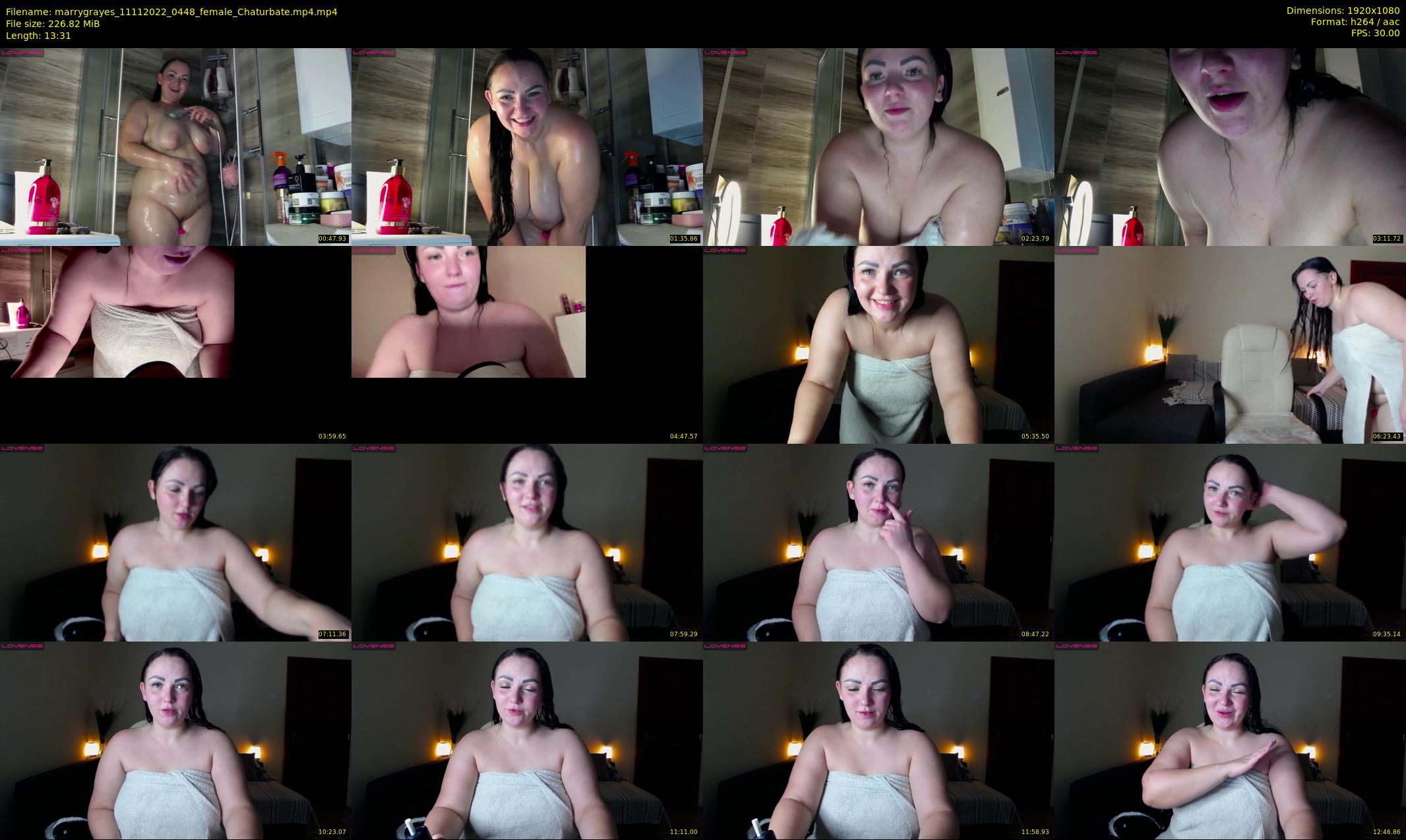 marrygrayes — 14 minute Chaturbate female cam show recording, 1080p, Nov 11, 2022