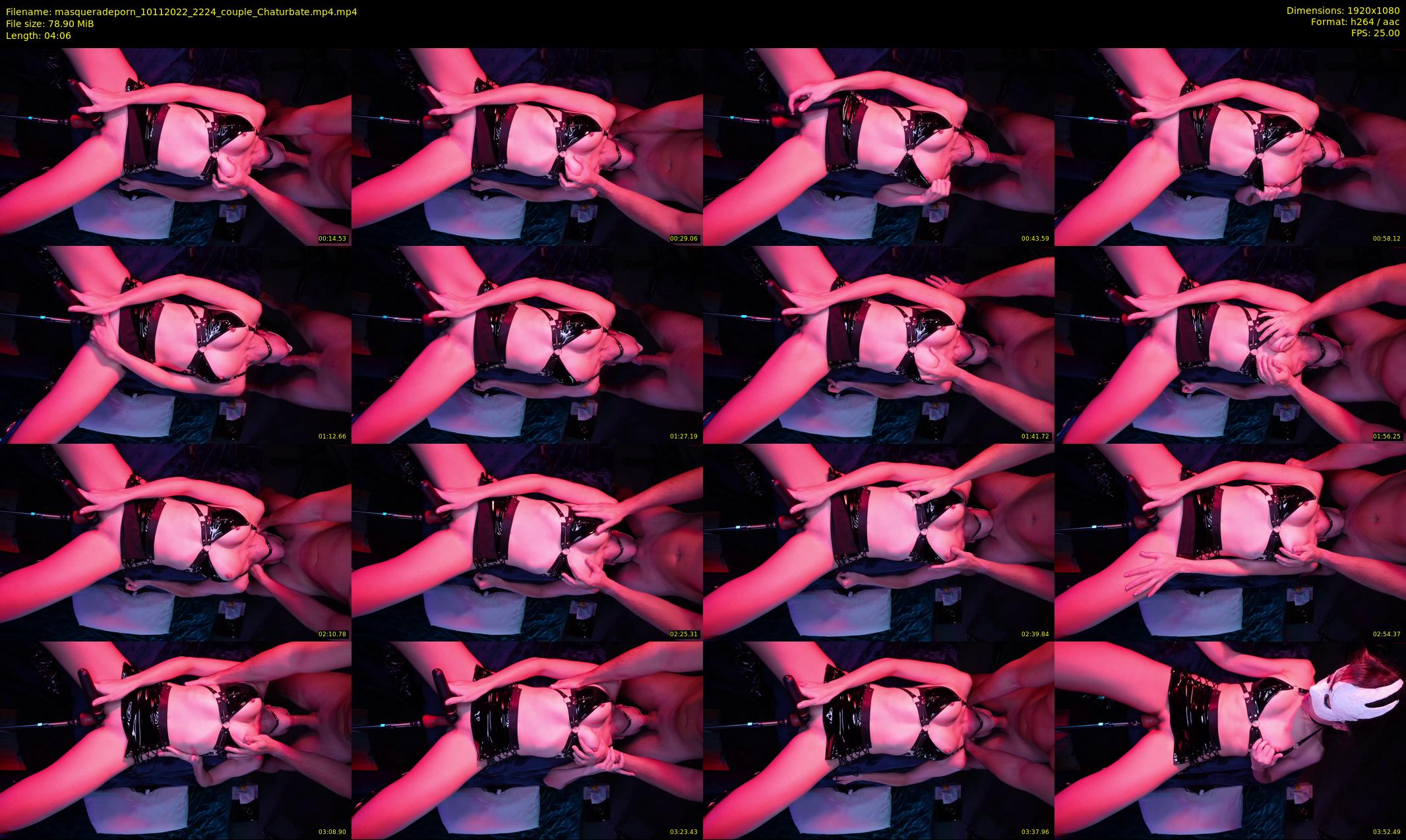 masqueradeporn — 5 minute Chaturbate couple cam show recording, 1080p, Nov 10, 2022