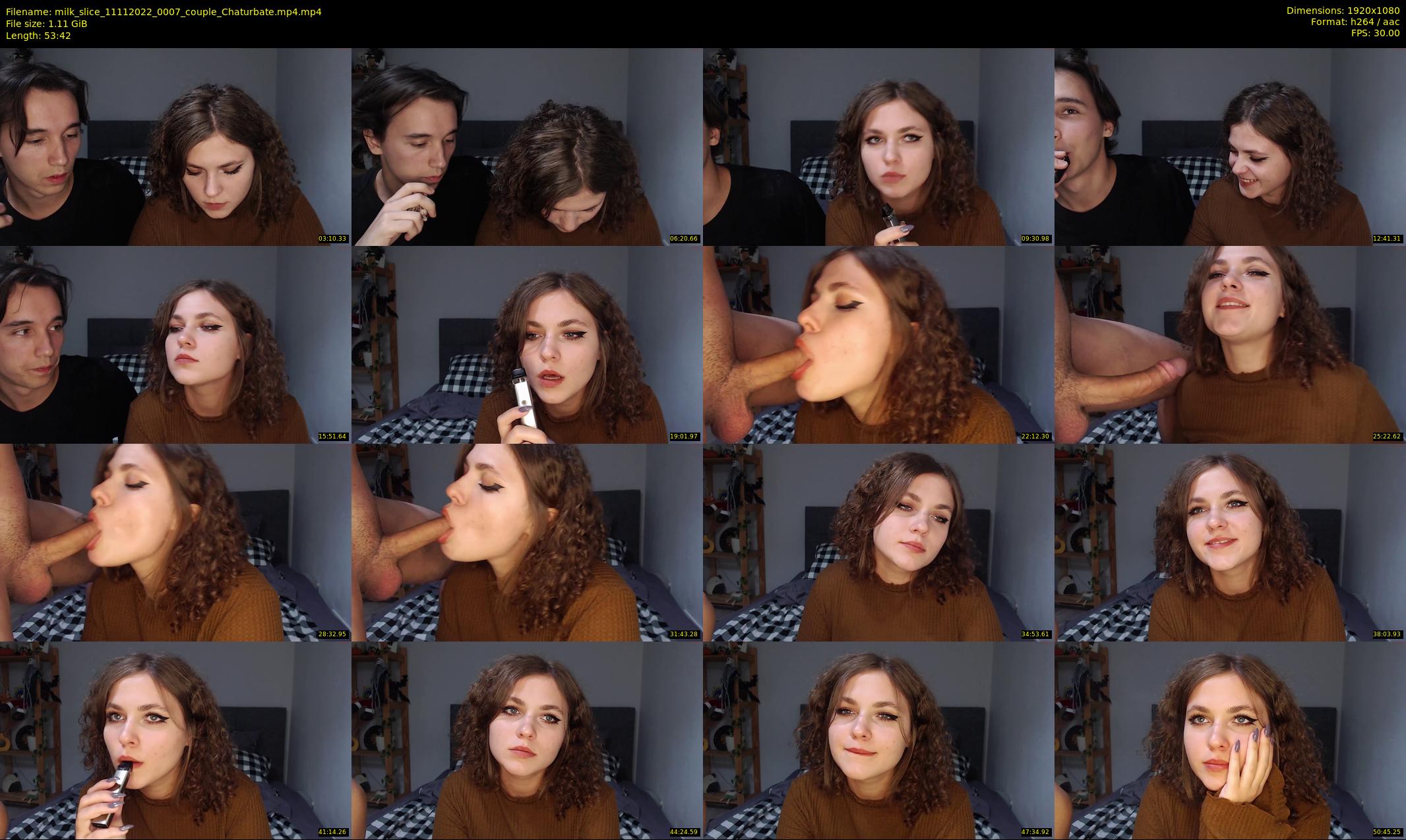 milk_slice — 54 minute Chaturbate couple cam show recording, 1080p, Nov 11, 2022