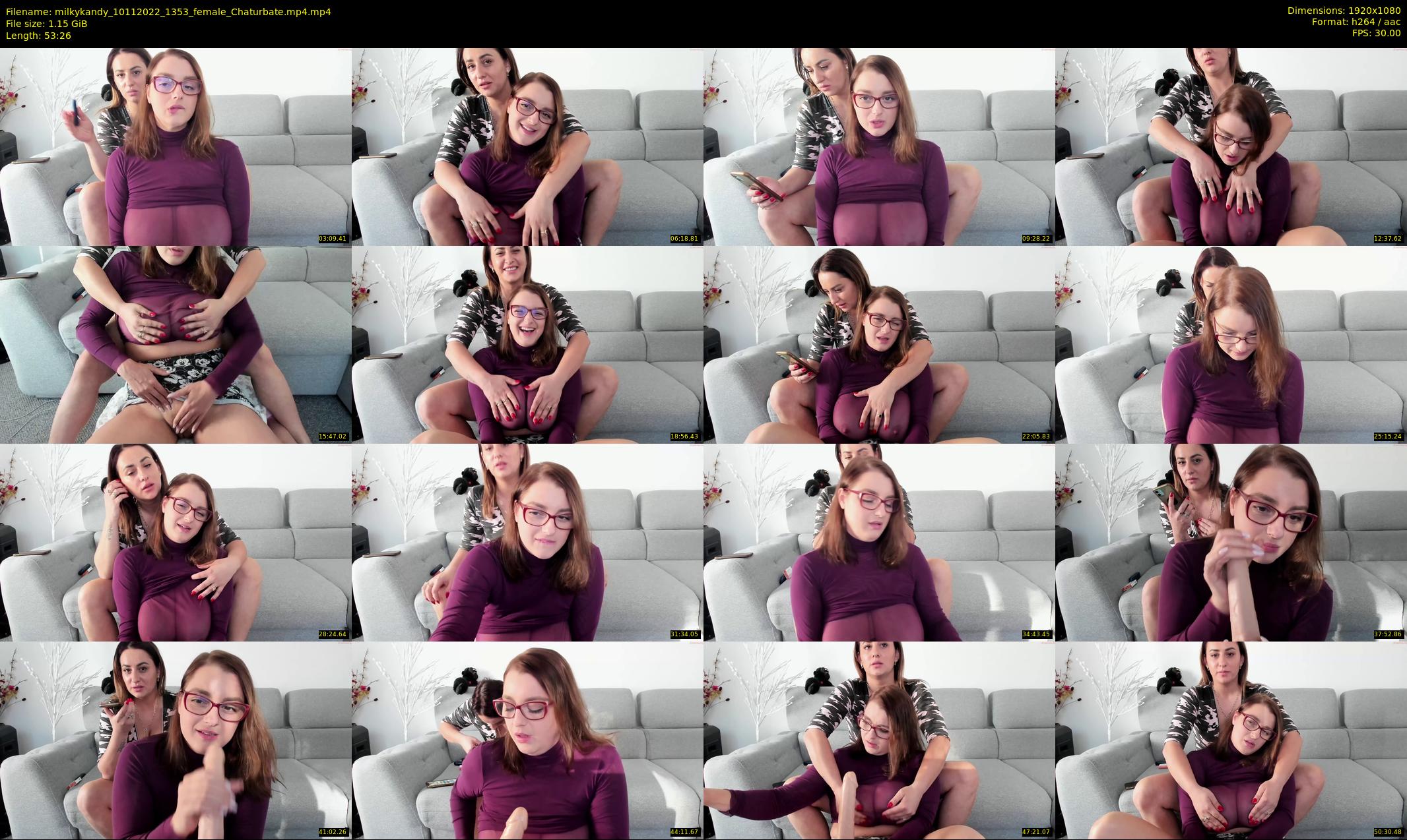 milkykandy — 54 minute Chaturbate female cam show recording, 1080p, Nov 10, 2022
