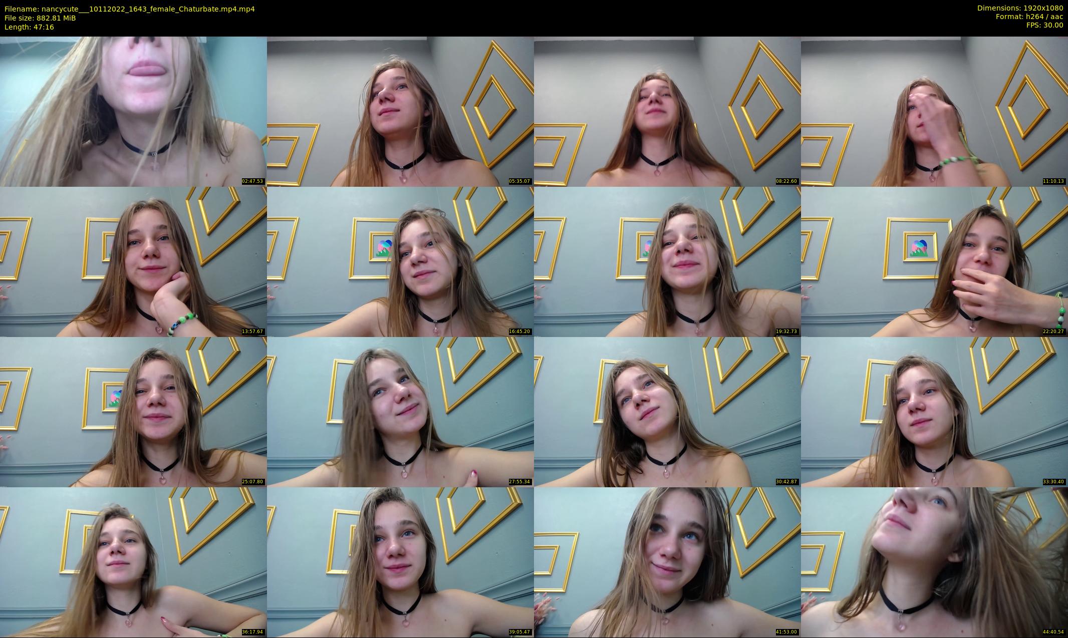 nancycute__ — 48 minute Chaturbate female cam show recording, 1080p, Nov 10, 2022