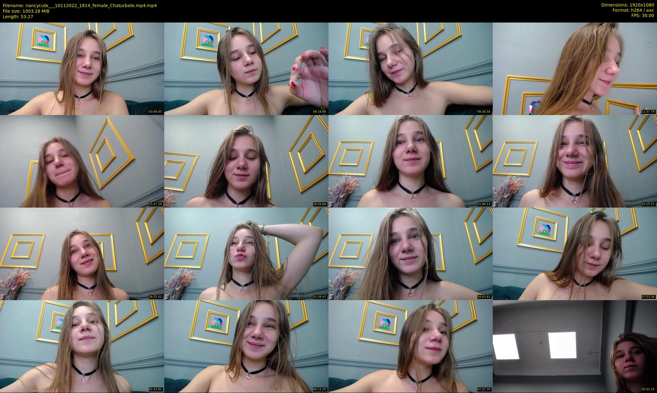 nancycute__ — 54 minute Chaturbate female cam show recording, 1080p, Nov 10, 2022