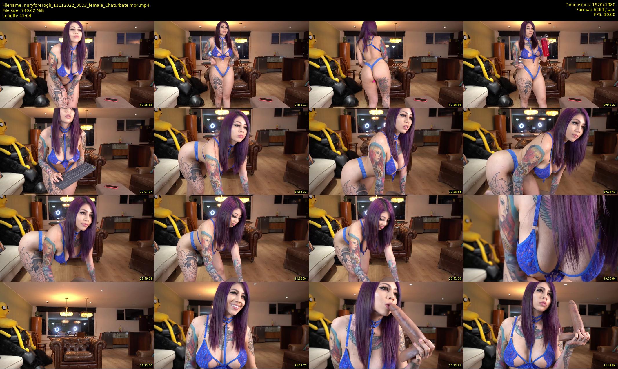 nuryforerogh — 42 minute Chaturbate female cam show recording, 1080p, Nov 11, 2022